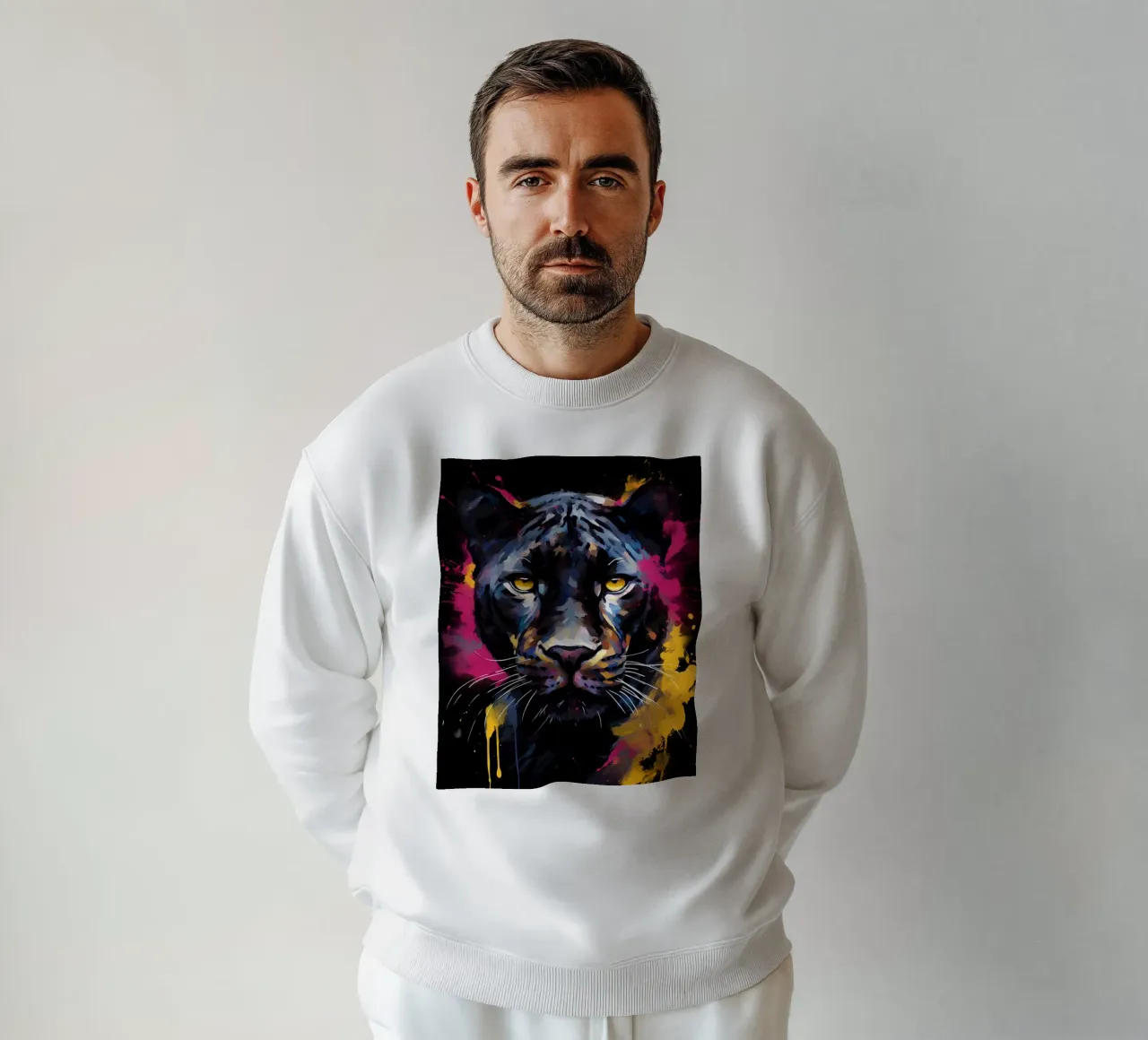 Panther Abstract felpa da Mateo