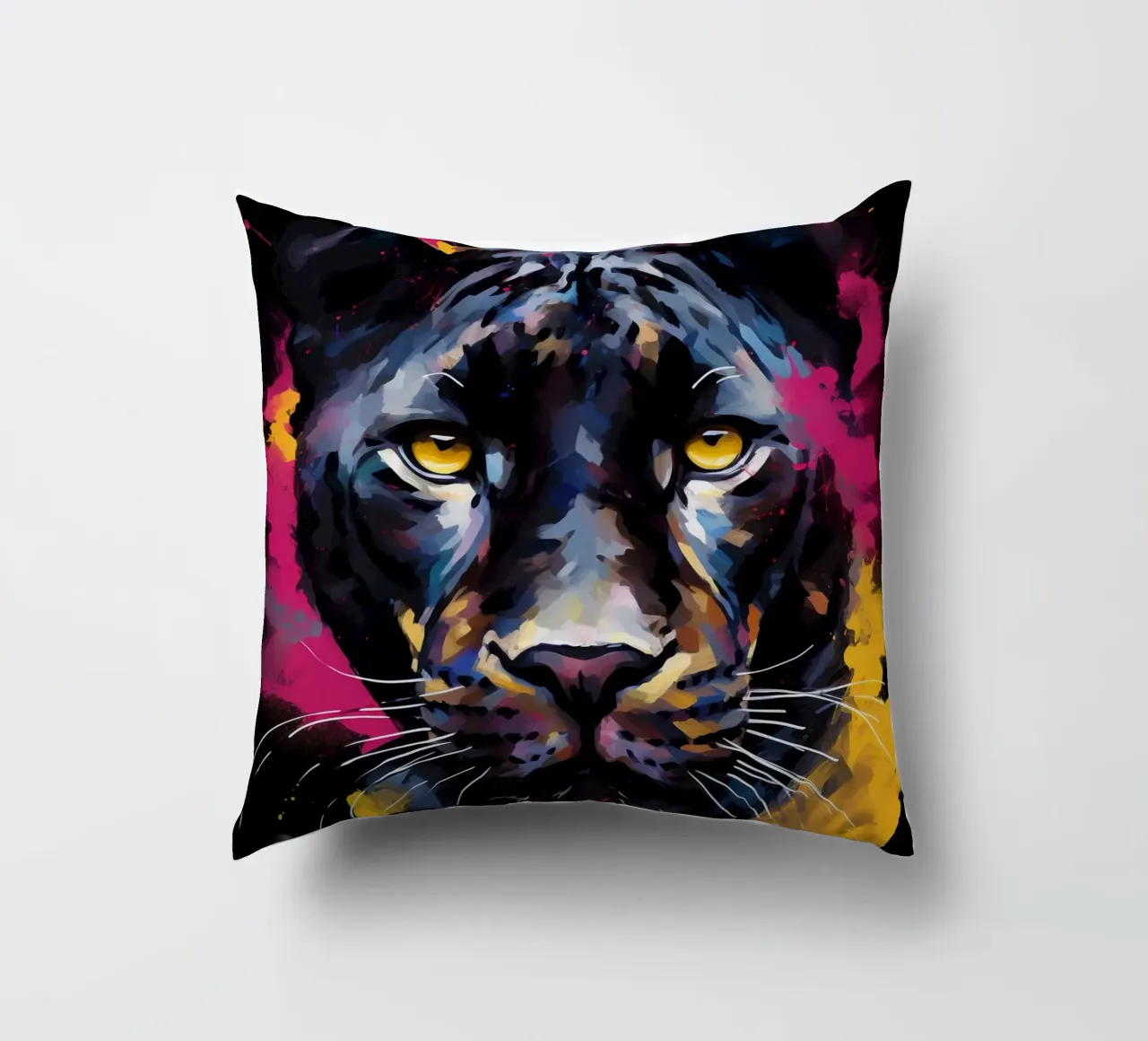Panther Abstract cuscino da Mateo