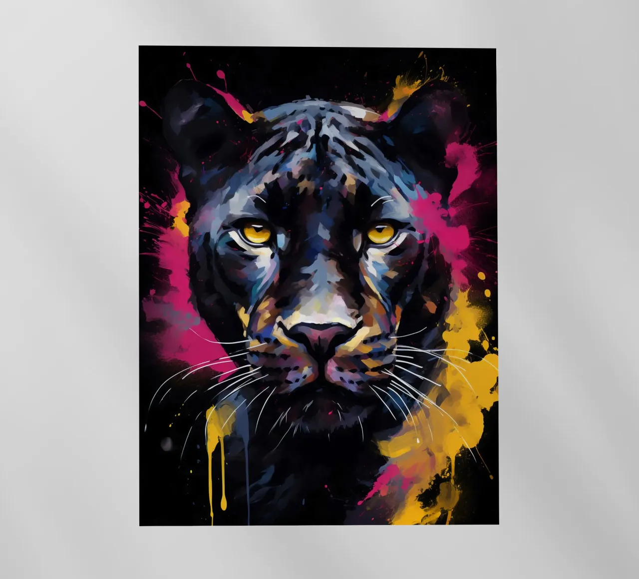 Panther Abstract pellicola backlit da Mateo