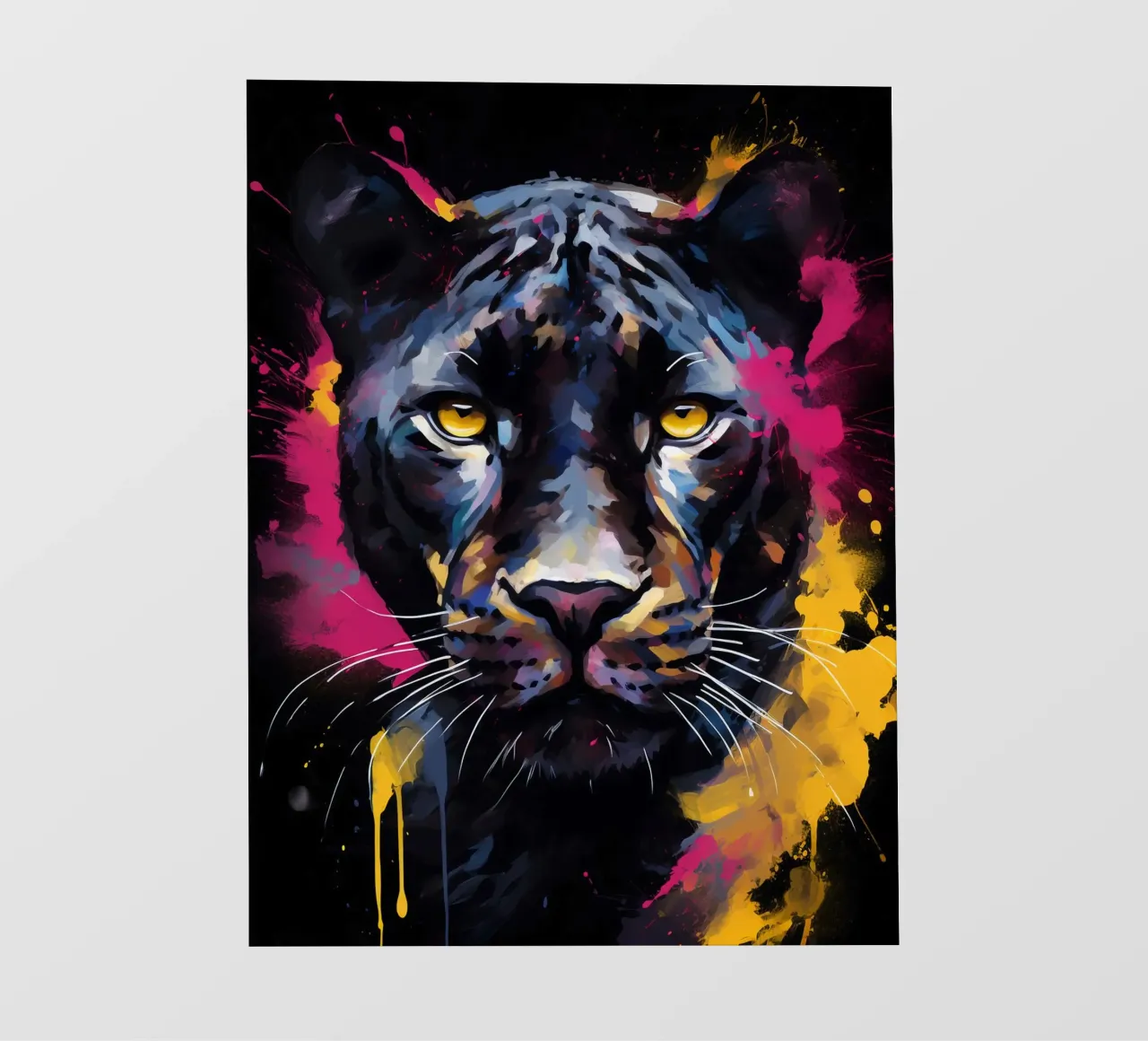 Panther Abstract pellicola backlit da Mateo