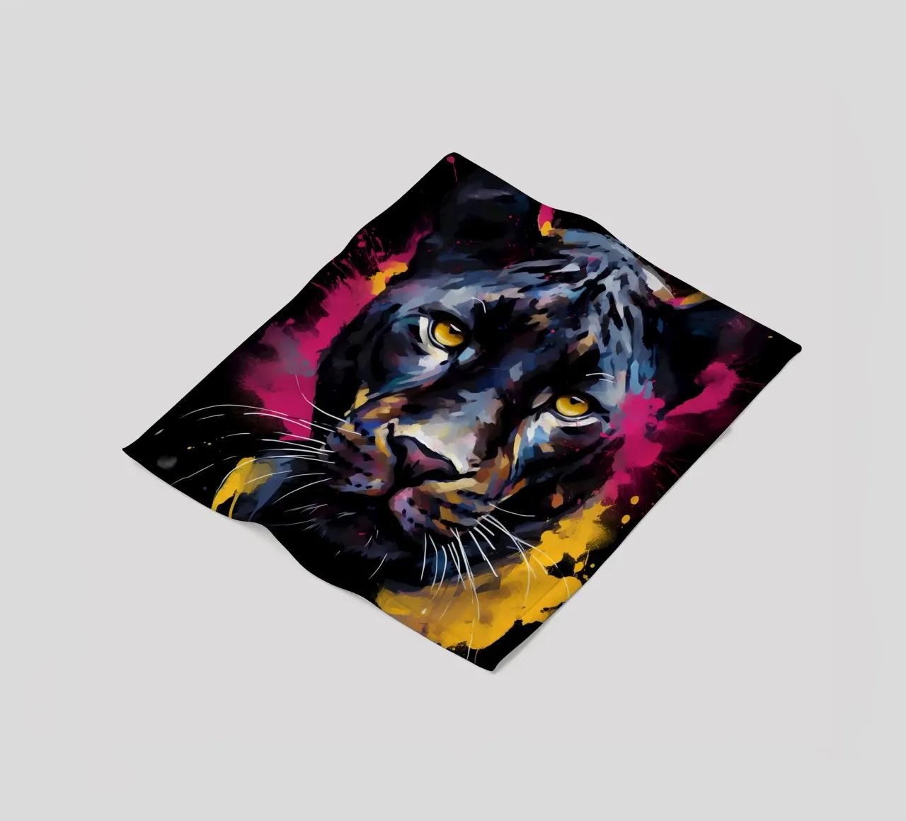 Panther Abstract coperta in pile da Mateo