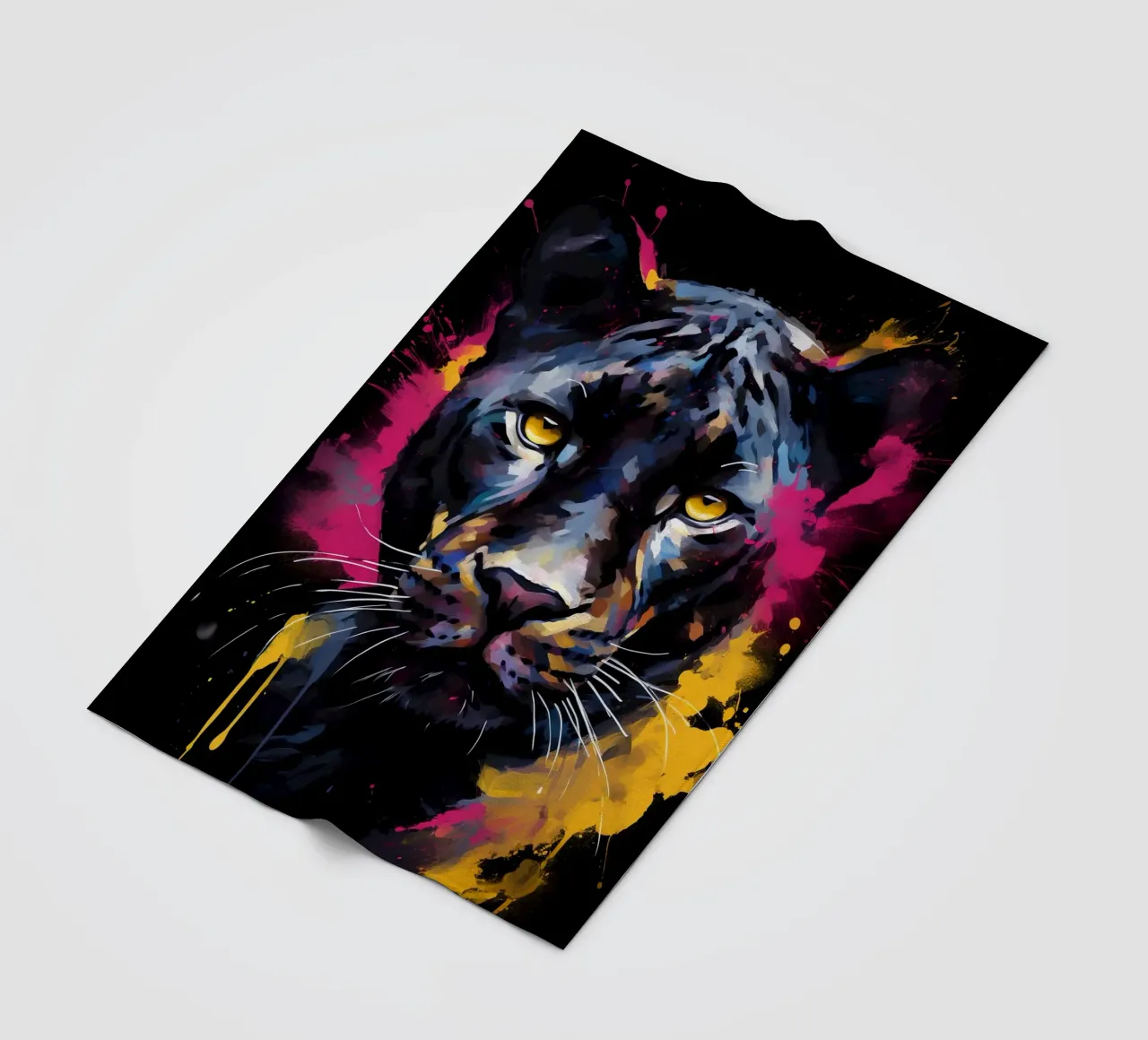 Panther Abstract coperta in pile da Mateo