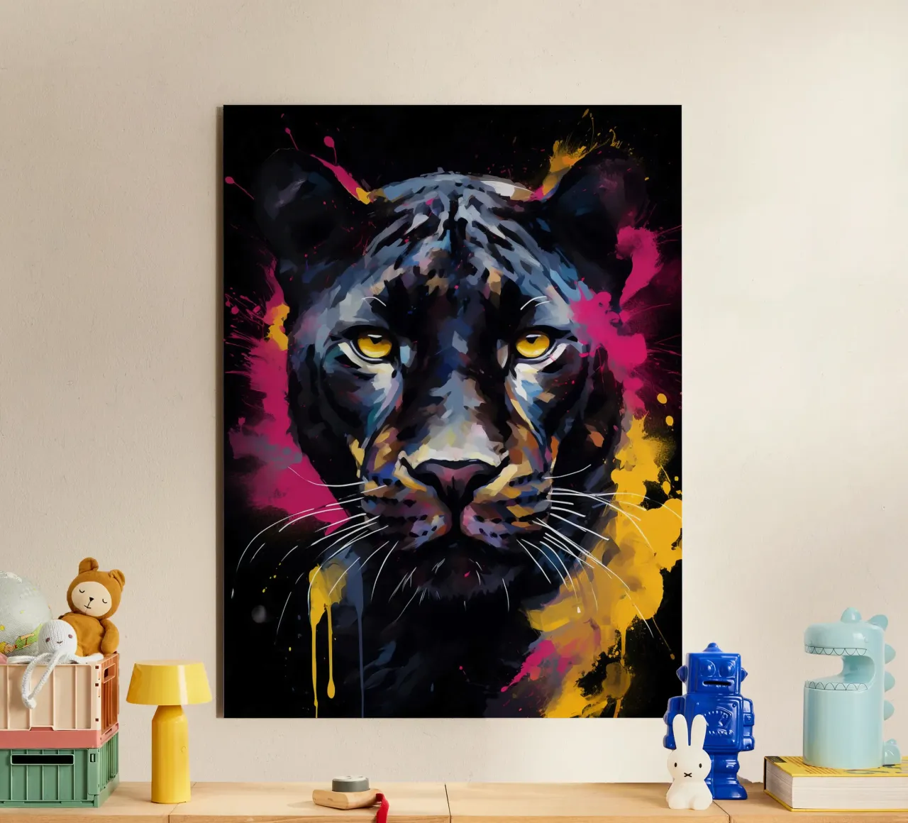 Panther Abstract alluminio dibond da Mateo