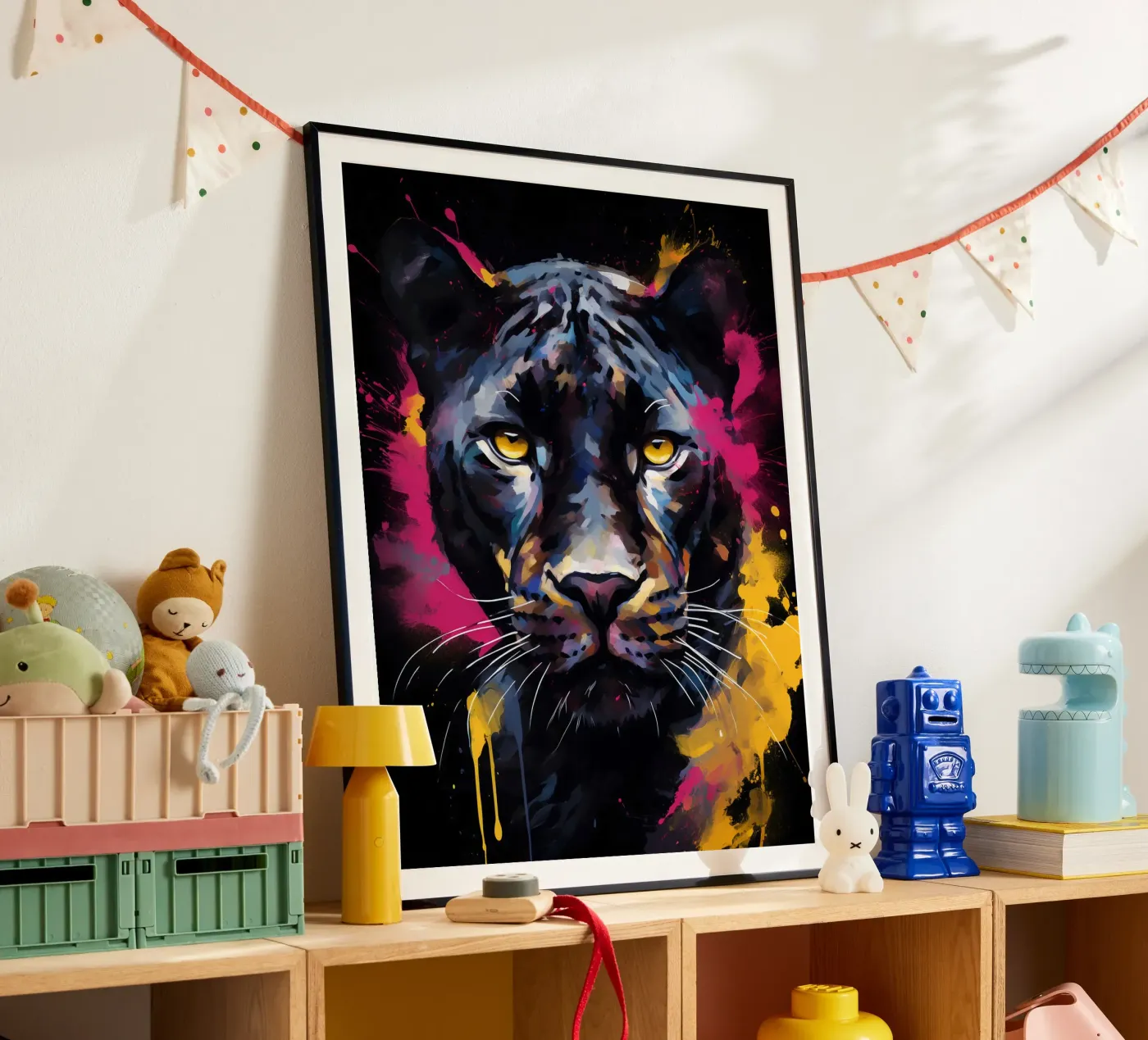 Panther Abstract poster da Mateo