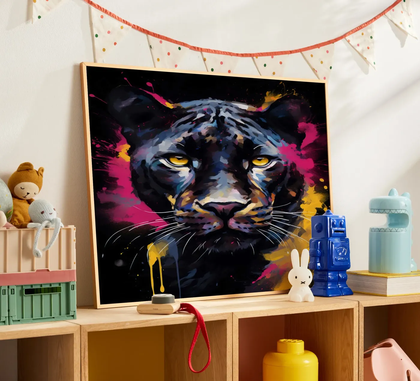 Panther Abstract poster da Mateo