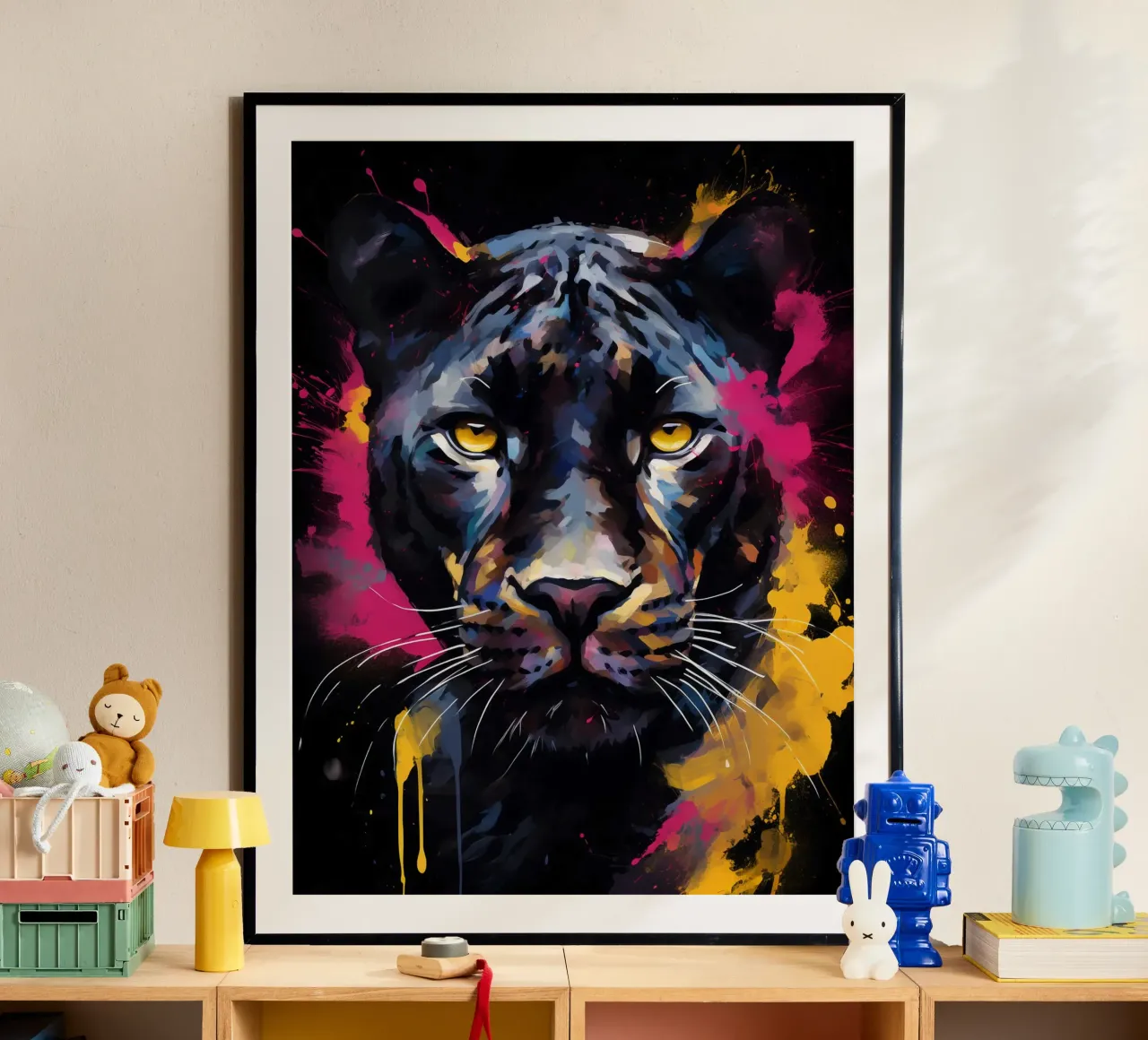 Panther Abstract carta hahnemühle da Mateo