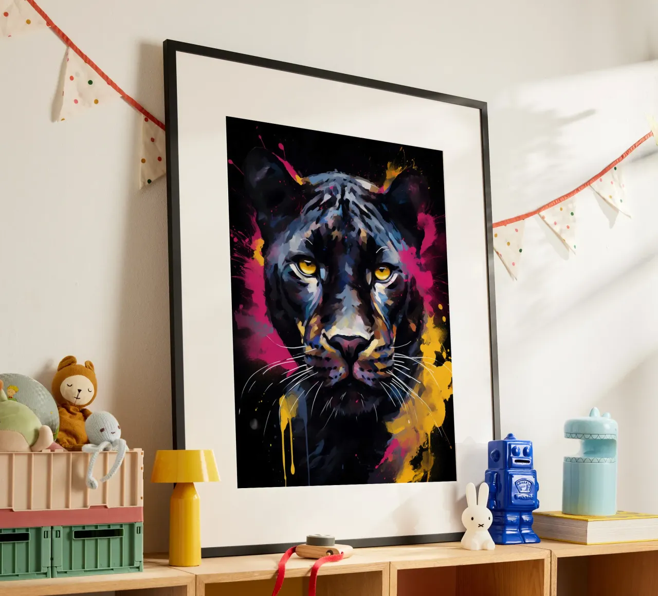 Panther Abstract carta hahnemühle da Mateo