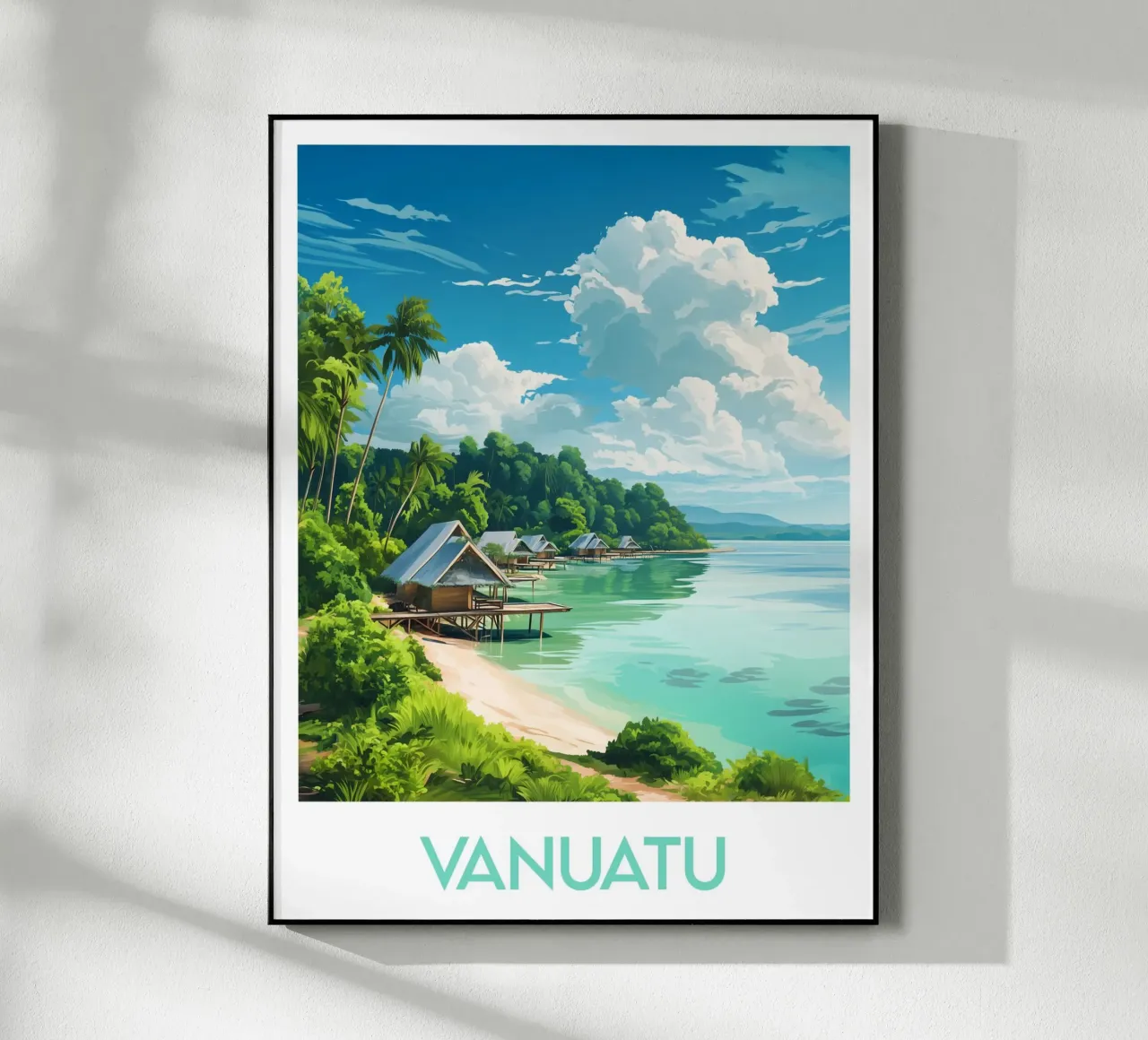 Affiche Vanuatu plexiglass da Frame the World