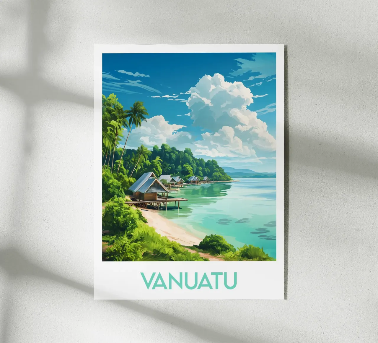 Affiche Vanuatu plexiglass da Frame the World