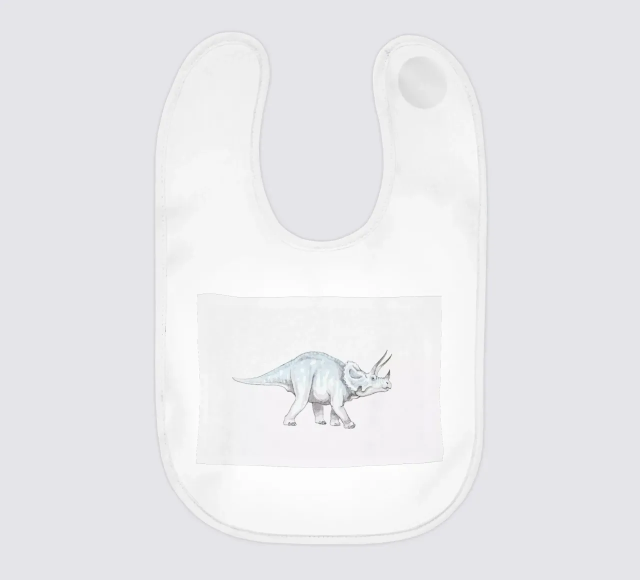 Pastel Triceratops bavaglino da Flora & Fauna
