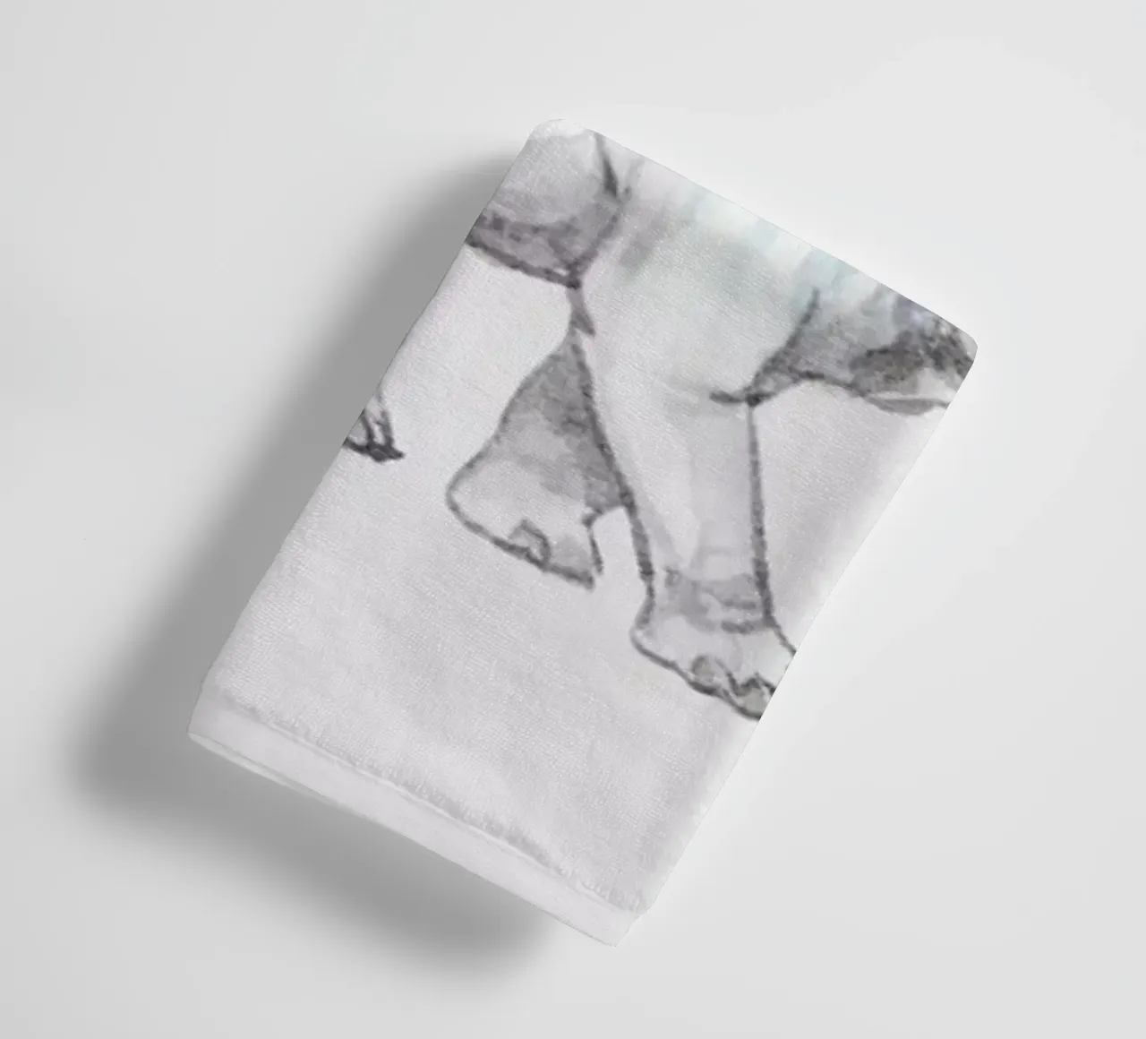 Pastel Triceratops asciugamano da bagno da Flora & Fauna