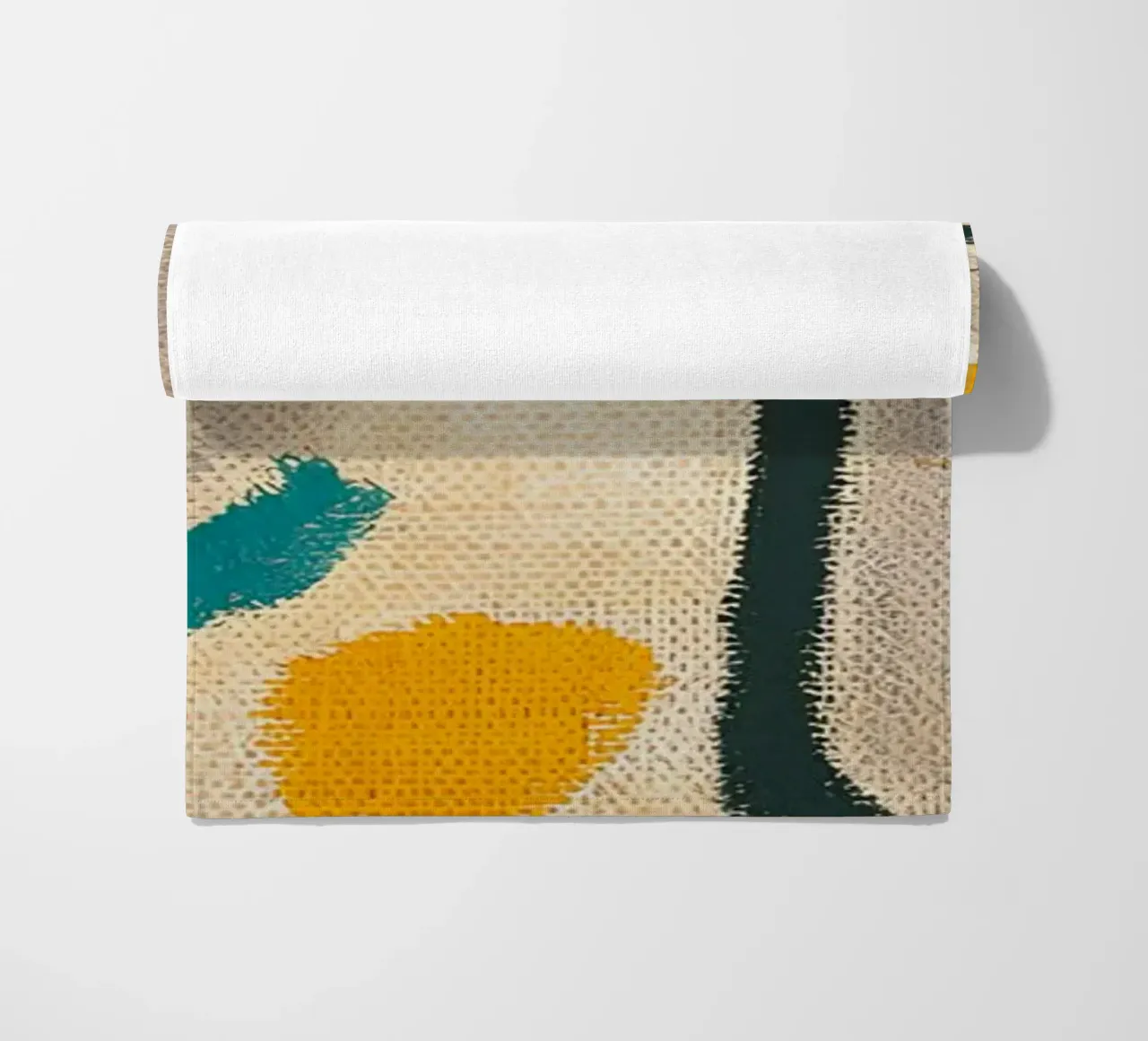 Paul Klee De Vaas - Abstracte Bauhaus-kunstdruk strandhanddoek van NorwesClub