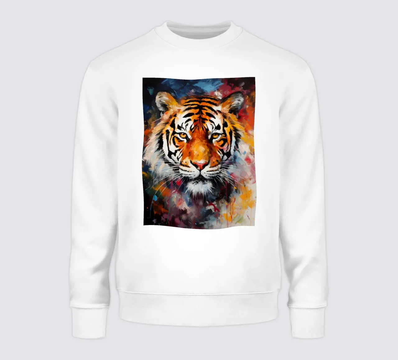 Tiger Abstract felpa da Mateo
