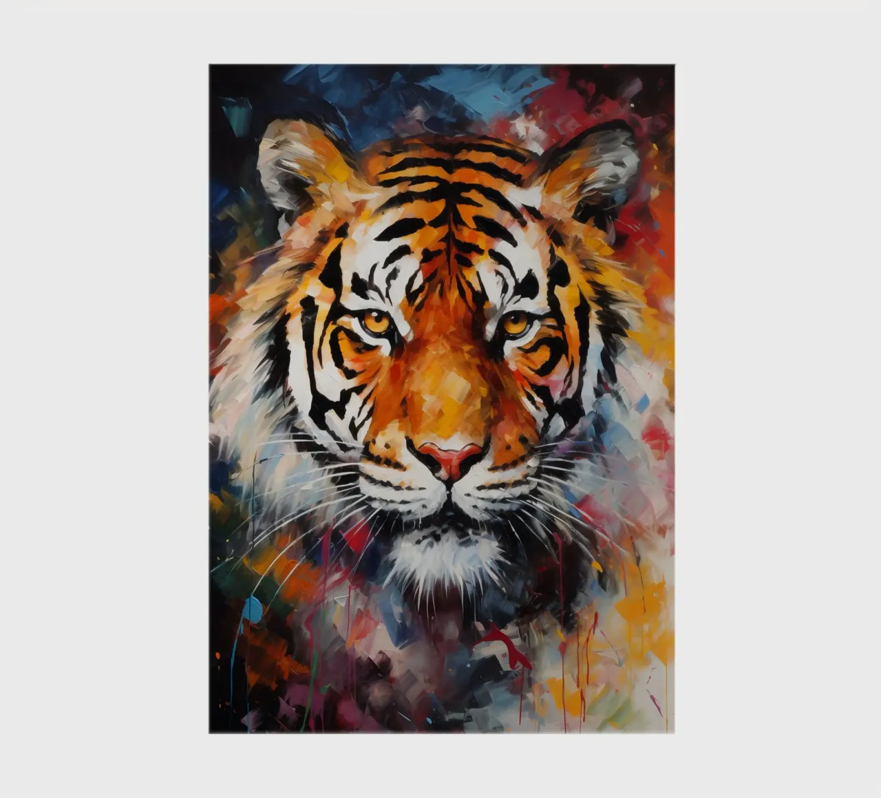 Tiger Abstract notebook by Mateo