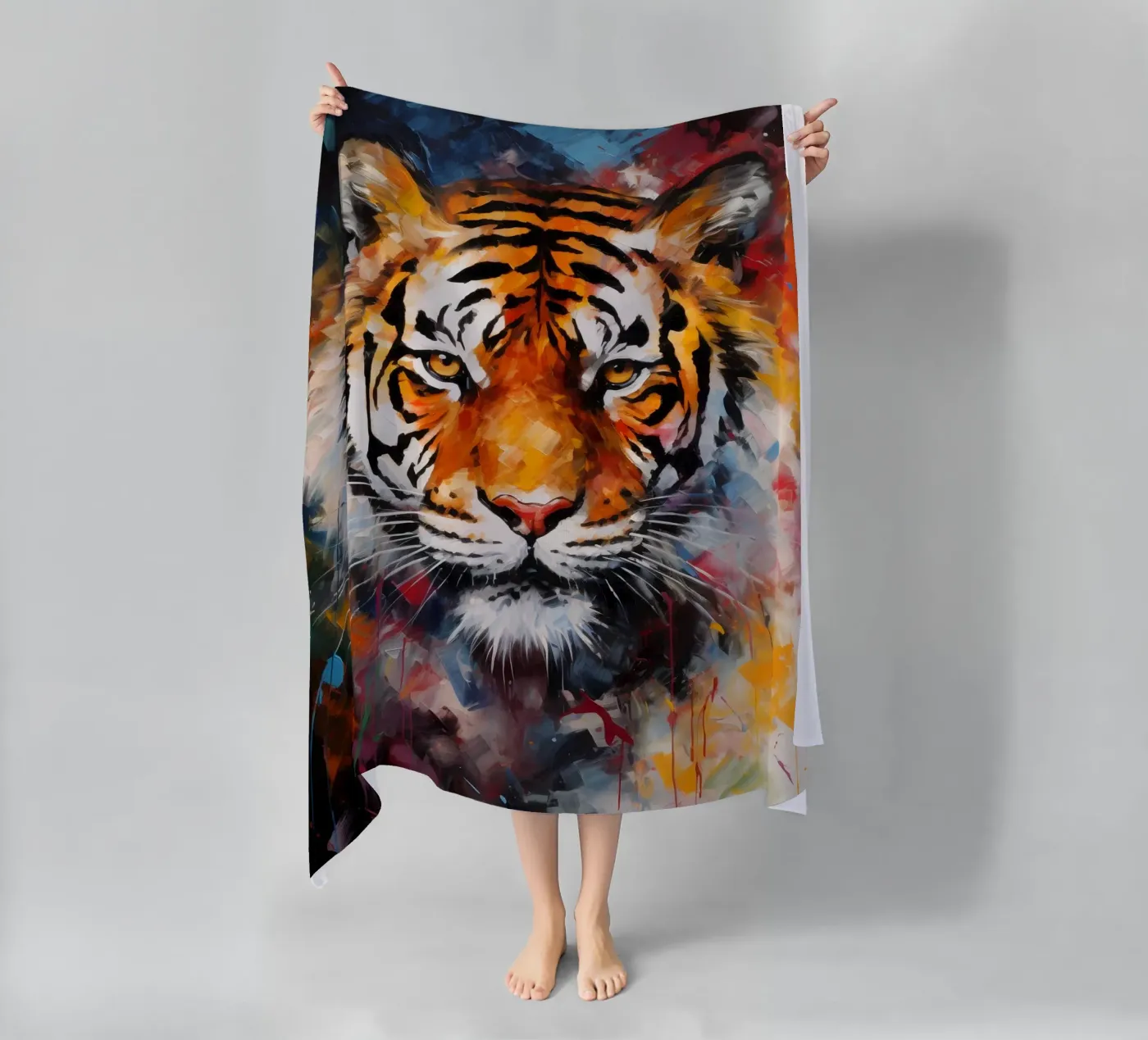 Tiger Abstract telo mare da Mateo