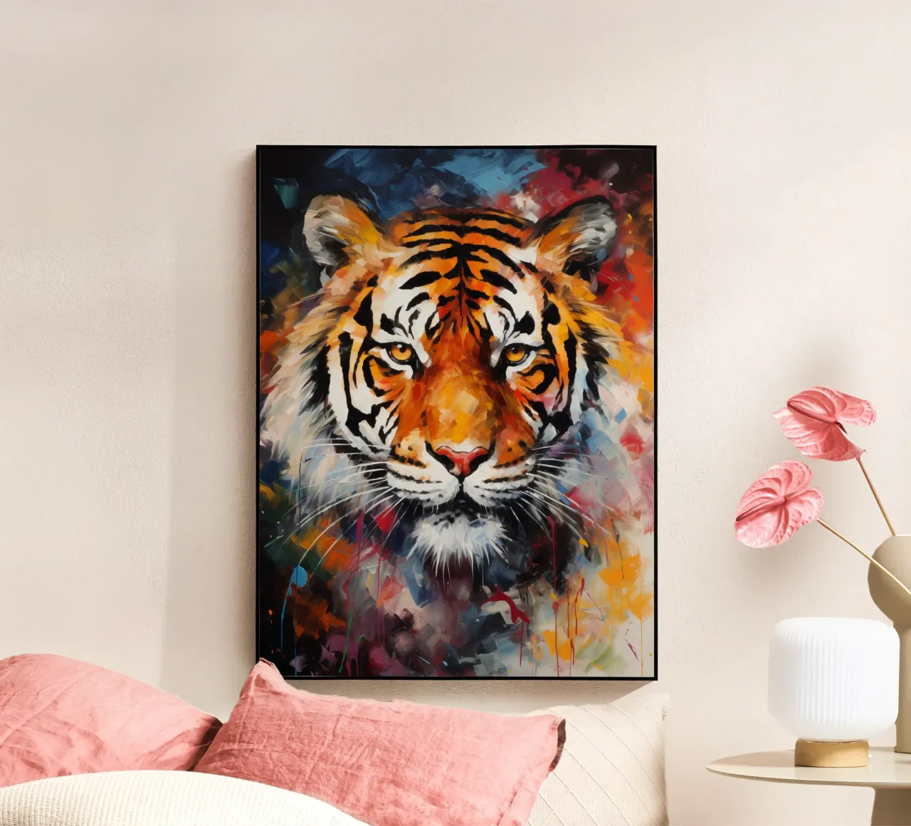 Tiger Abstract plexiglass da Mateo