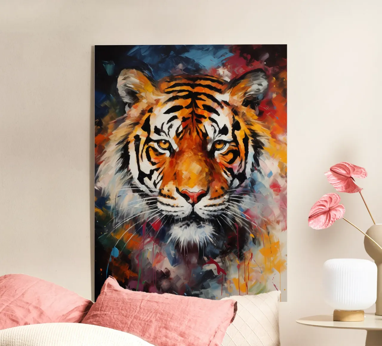 Tiger Abstract plexiglass da Mateo