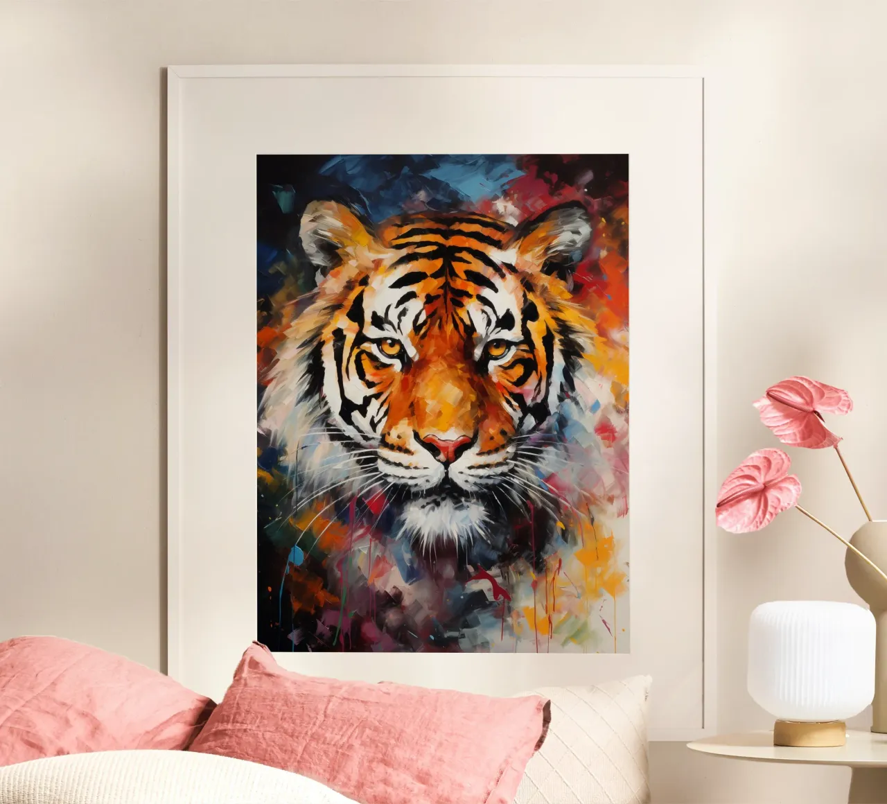 Tiger Abstract poster da Mateo