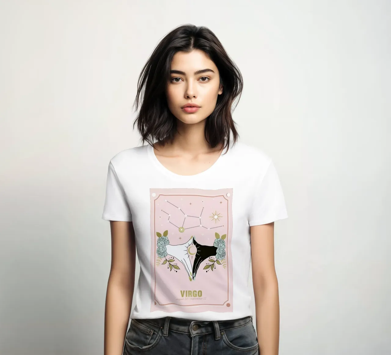 Virgo Frauen T-Shirt von cafelab