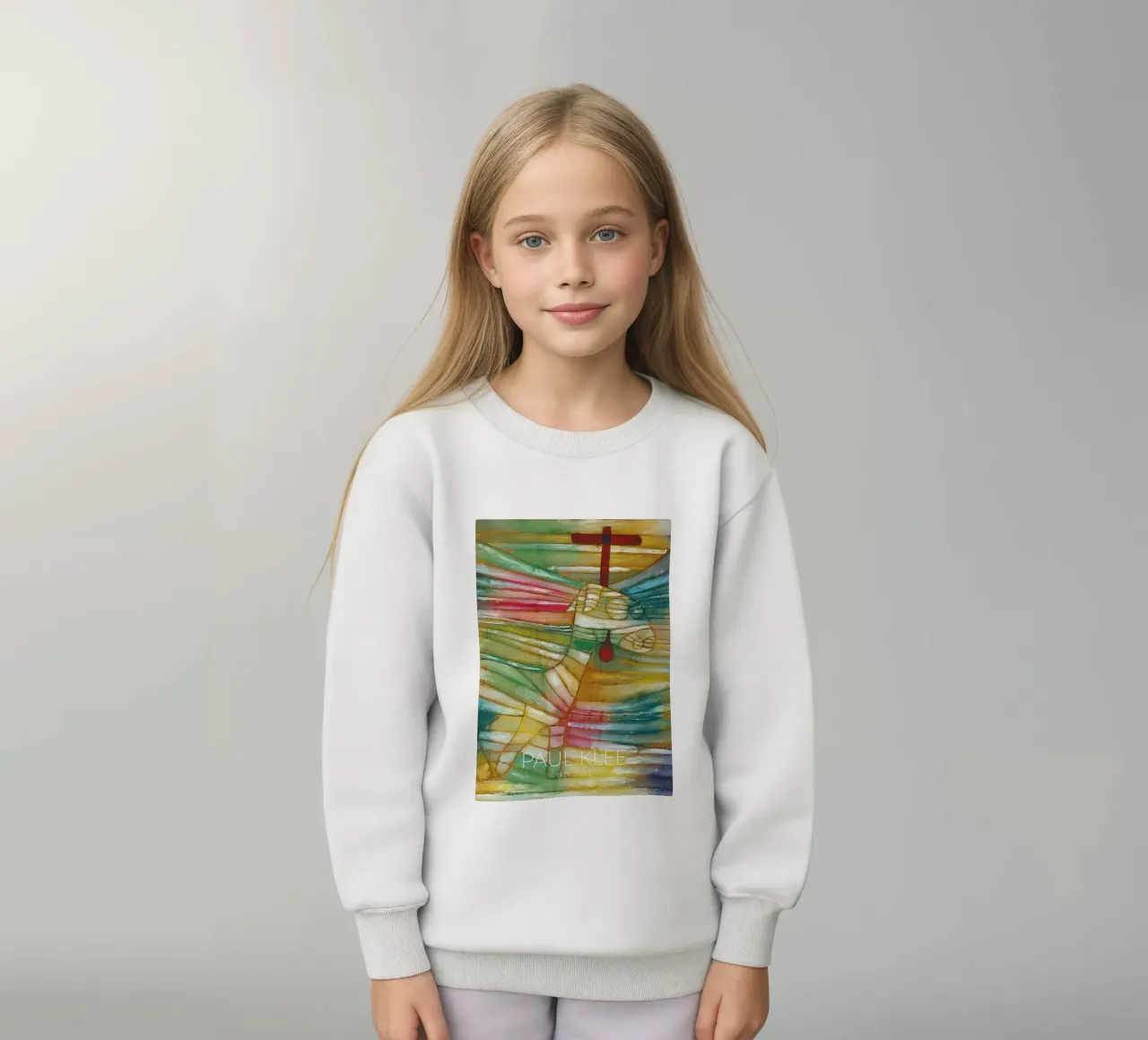 Paul Klee The Lamb - Expressionist Abstract Print kids sweatshirt by NorwesClub