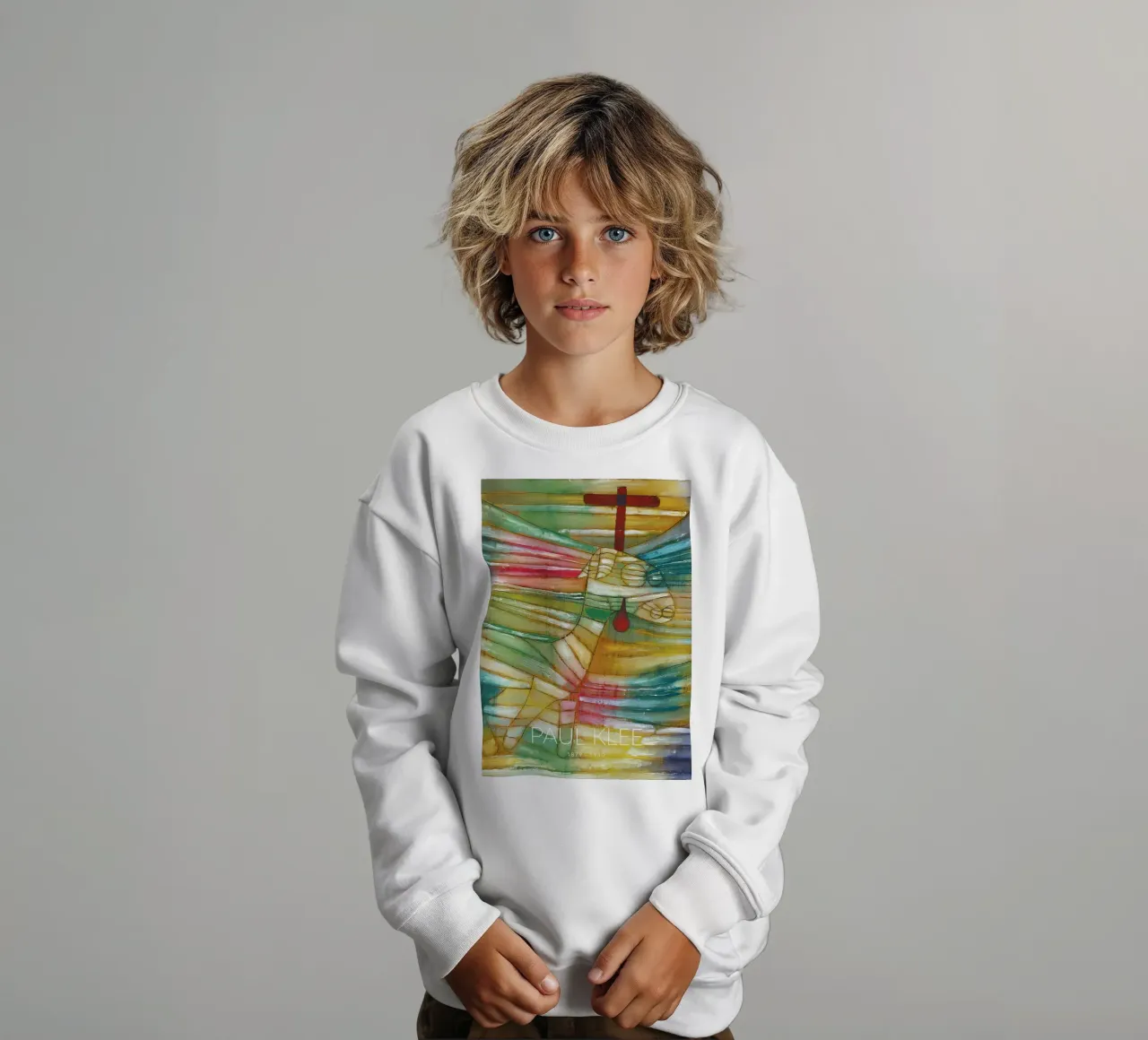 Paul Klee The Lamb - Expressionist Abstract Print kids sweatshirt by NorwesClub