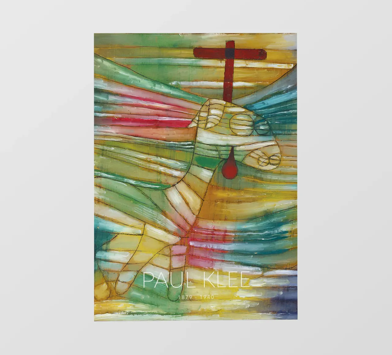 Paul Klee Das Lamm - Expressionistischer abstrakter Druck PVC Plane von NorwesClub