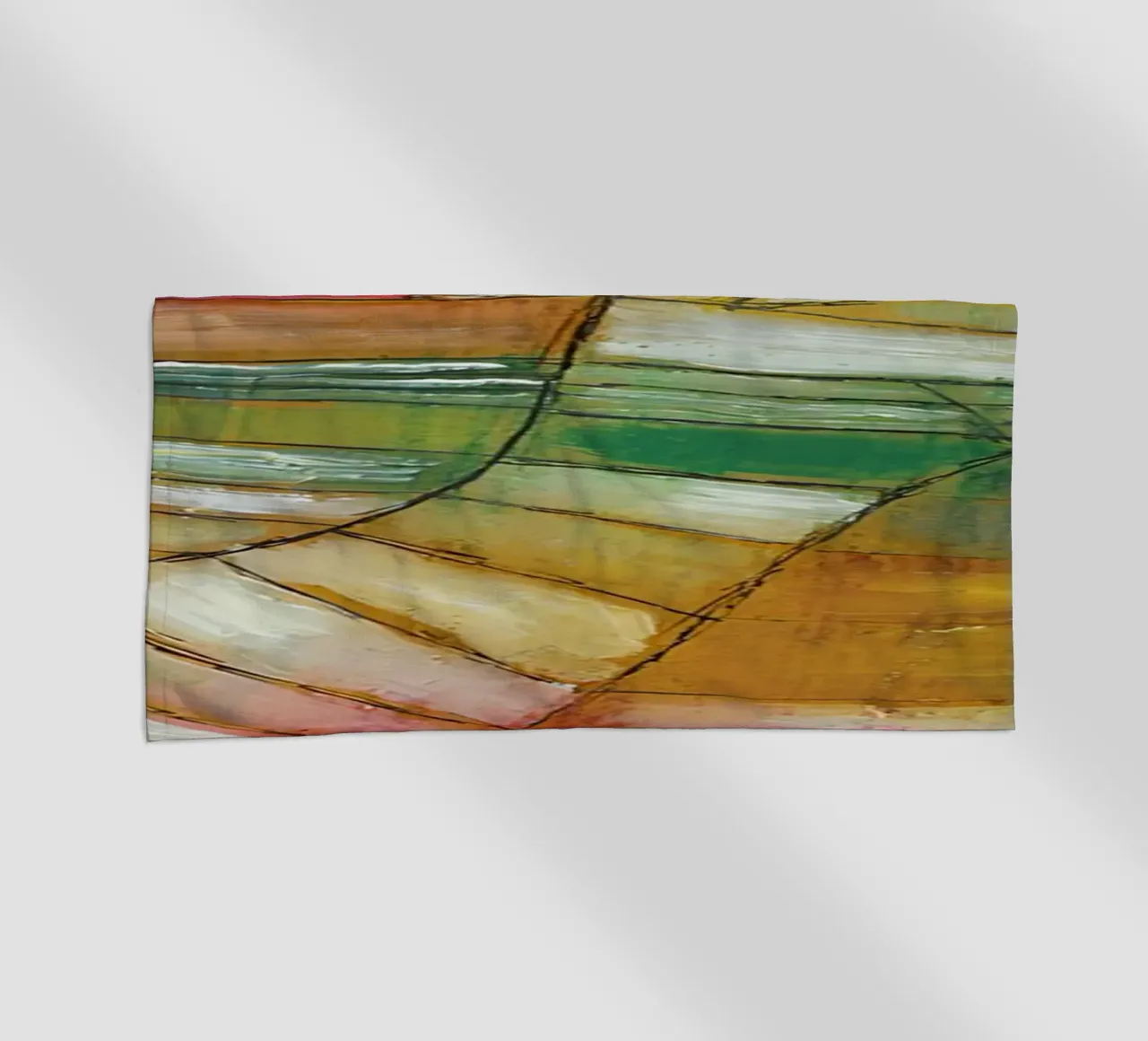 Paul Klee The Lamb - Expressionist Abstract Print beach towel by NorwesClub