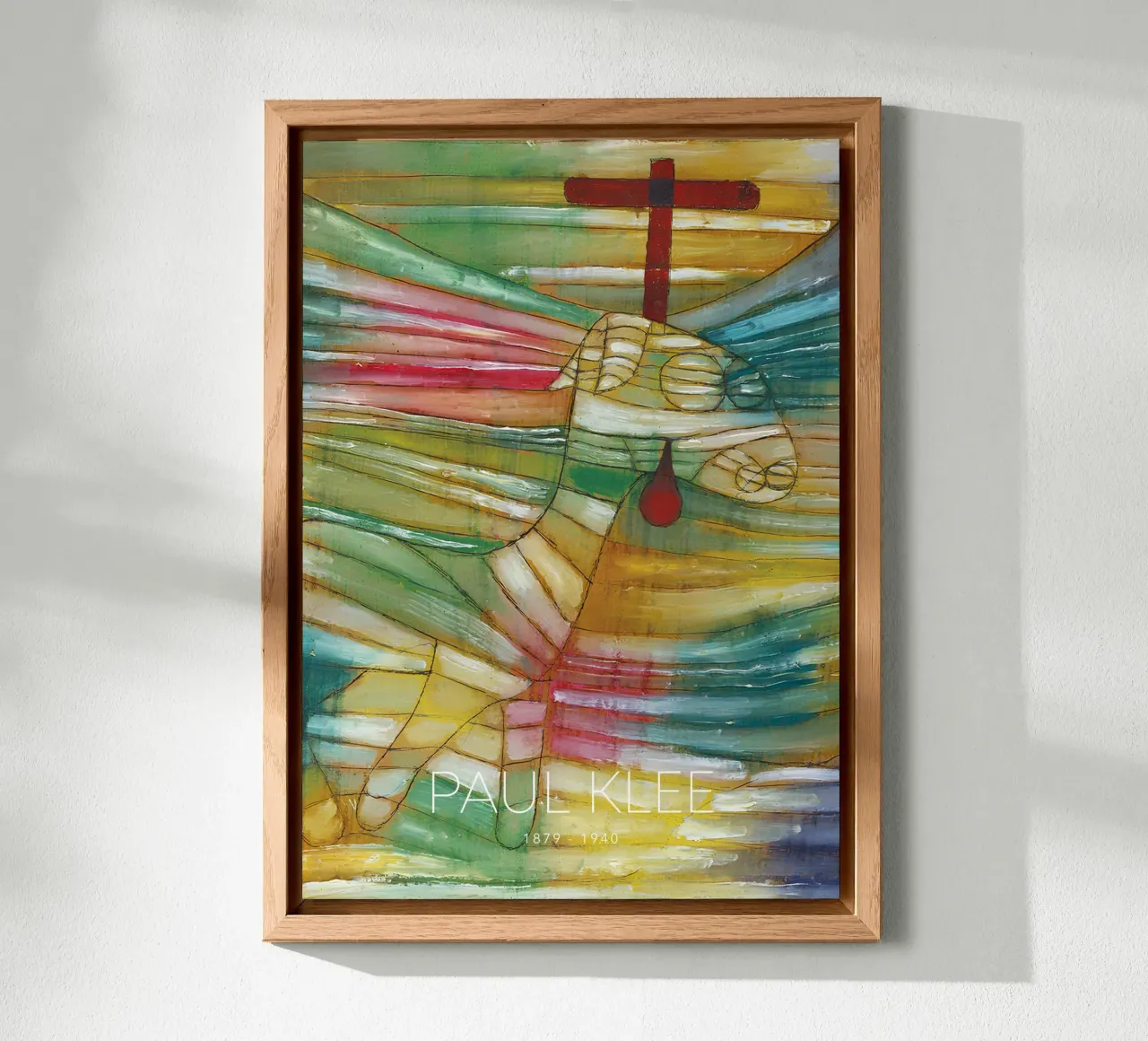 Paul Klee Das Lamm - Expressionistischer abstrakter Druck Forex-Platte von NorwesClub