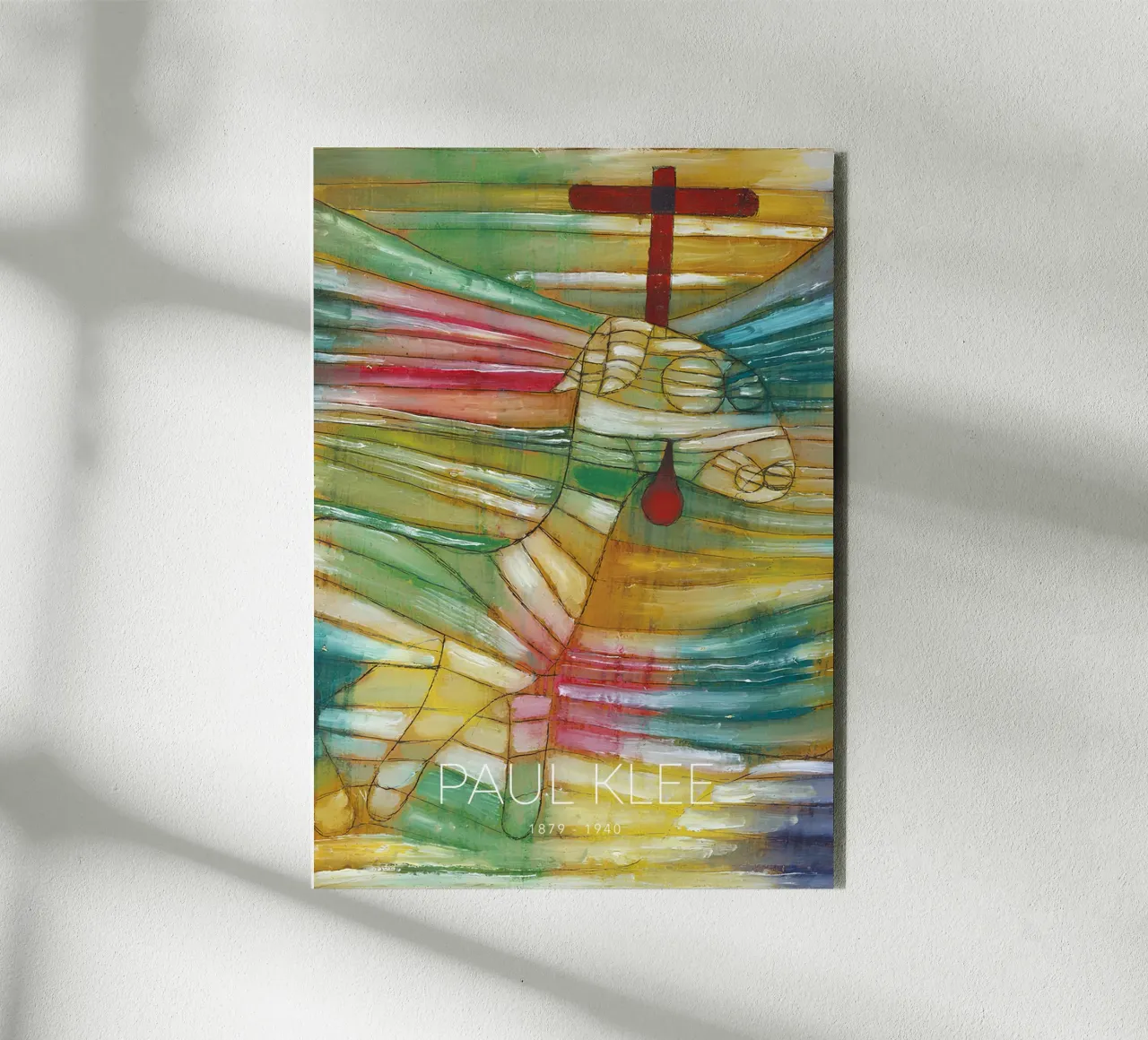 Paul Klee Das Lamm - Expressionistischer abstrakter Druck Forex-Platte von NorwesClub