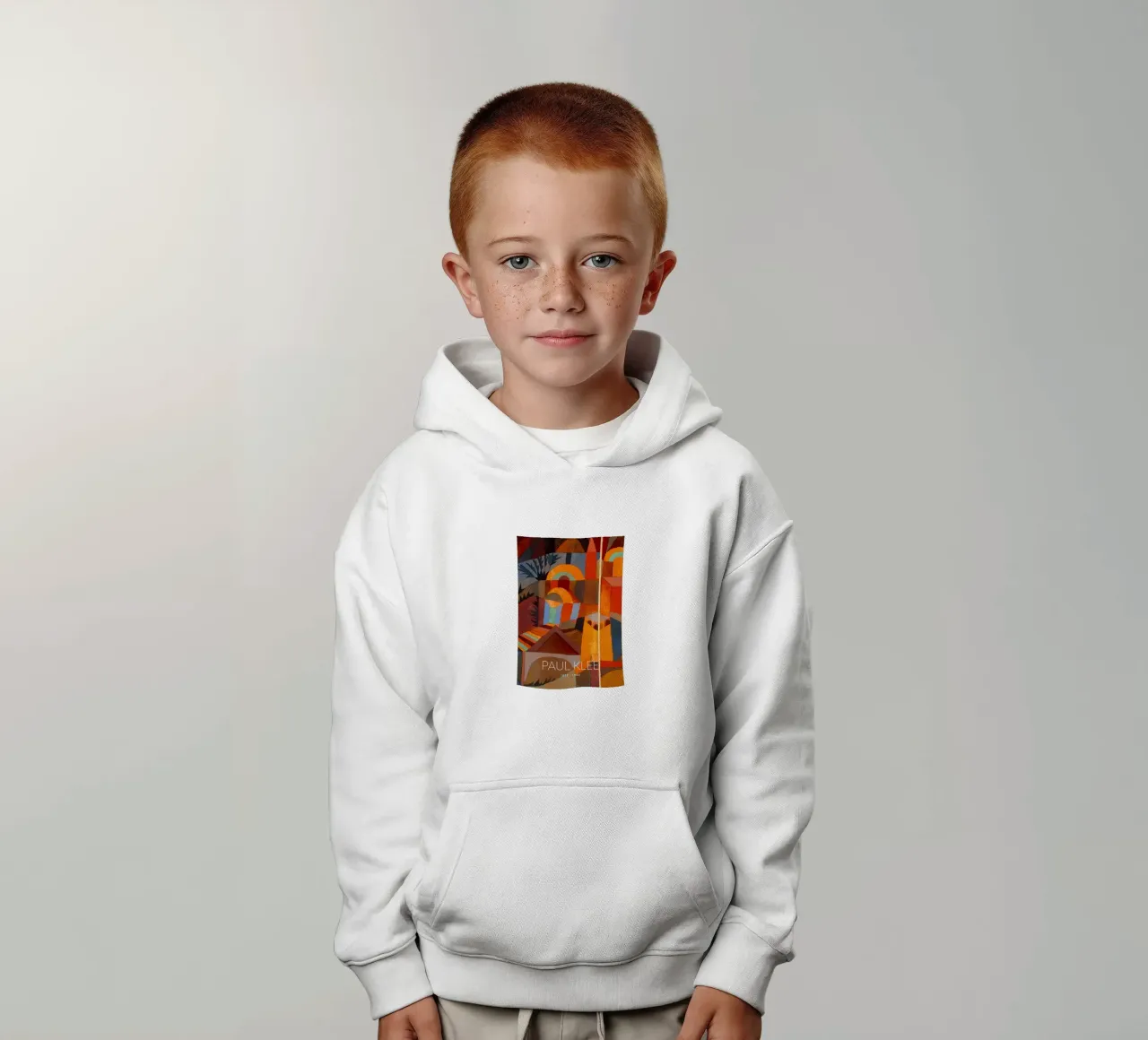 Paul Klee Abstract Cityscape - Bauhaus Print kids hoodie by NorwesClub