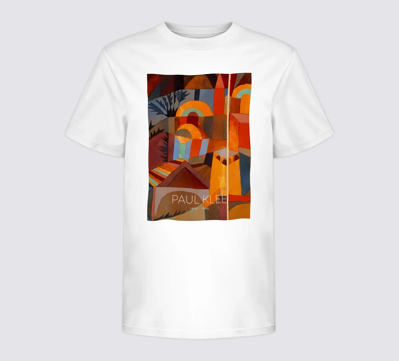 Paul Klee Abstract Cityscape - Bauhaus Print kids t-shirt by NorwesClub