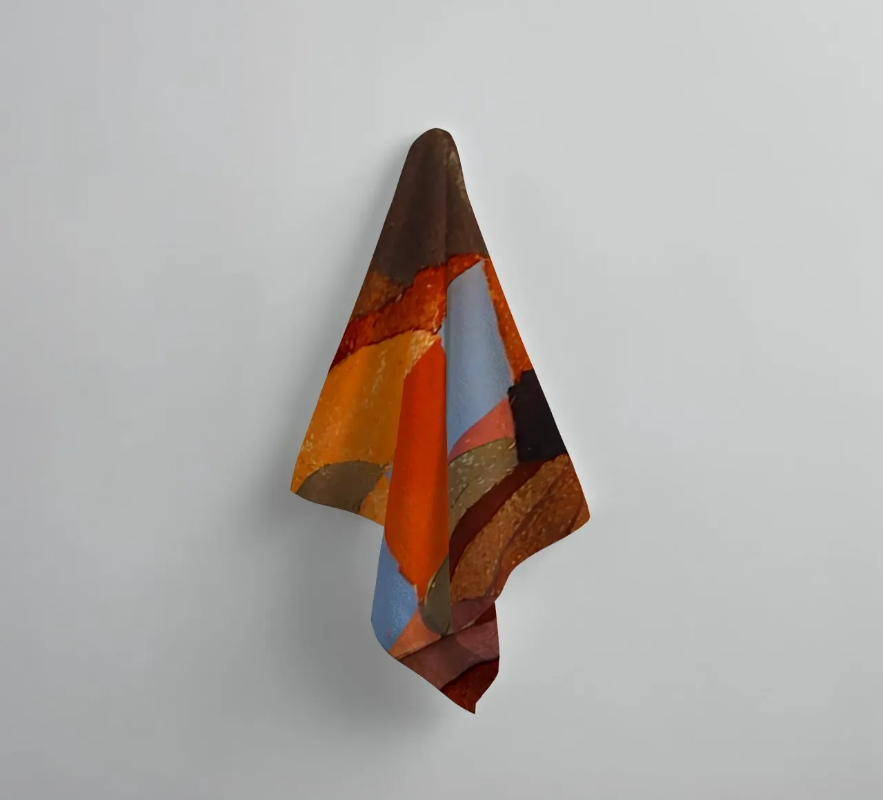 Paul Klee Abstract stadsgezicht - Bauhaus print badhanddoek van NorwesClub