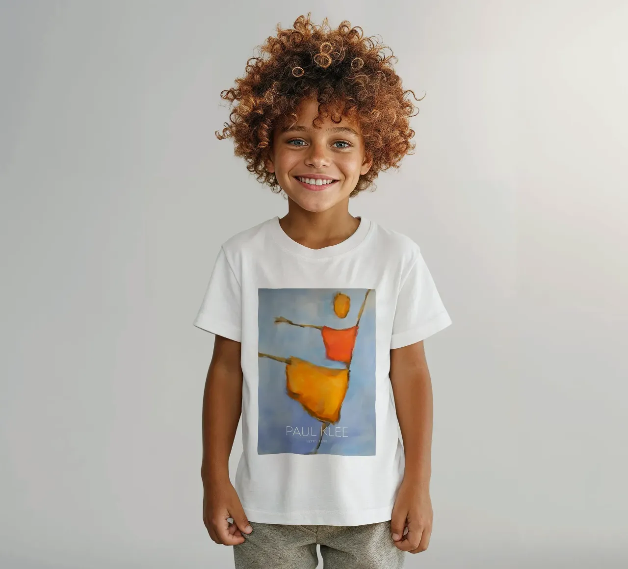 Paul Klee Ballerina astratta - Stampa espressionista t-shirt bambini da NorwesClub