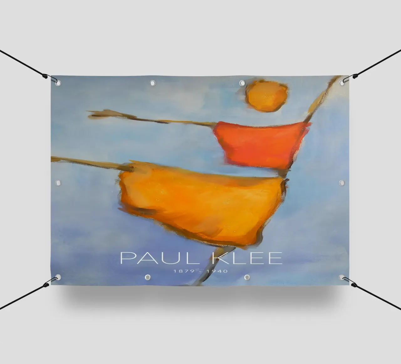 Paul Klee Abstract Dancer - Impression expressionniste bâche pvc de NorwesClub