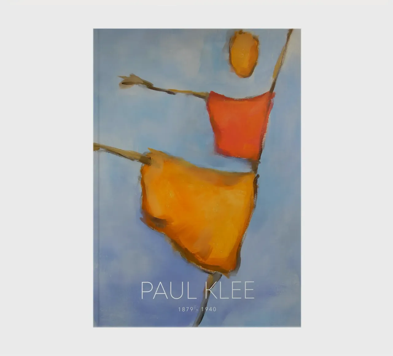 Paul Klee Abstrakte Tänzerin - Expressionistischer Druck Notizbuch von NorwesClub