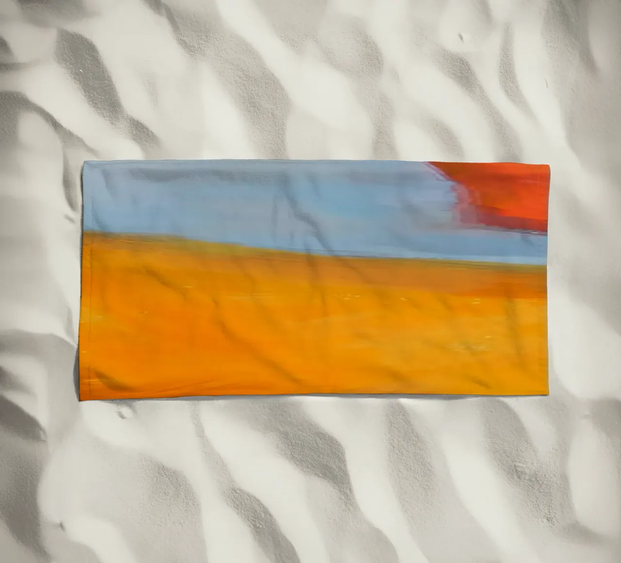 Paul Klee Abstracte Danser - Expressionistische Print strandhanddoek van NorwesClub