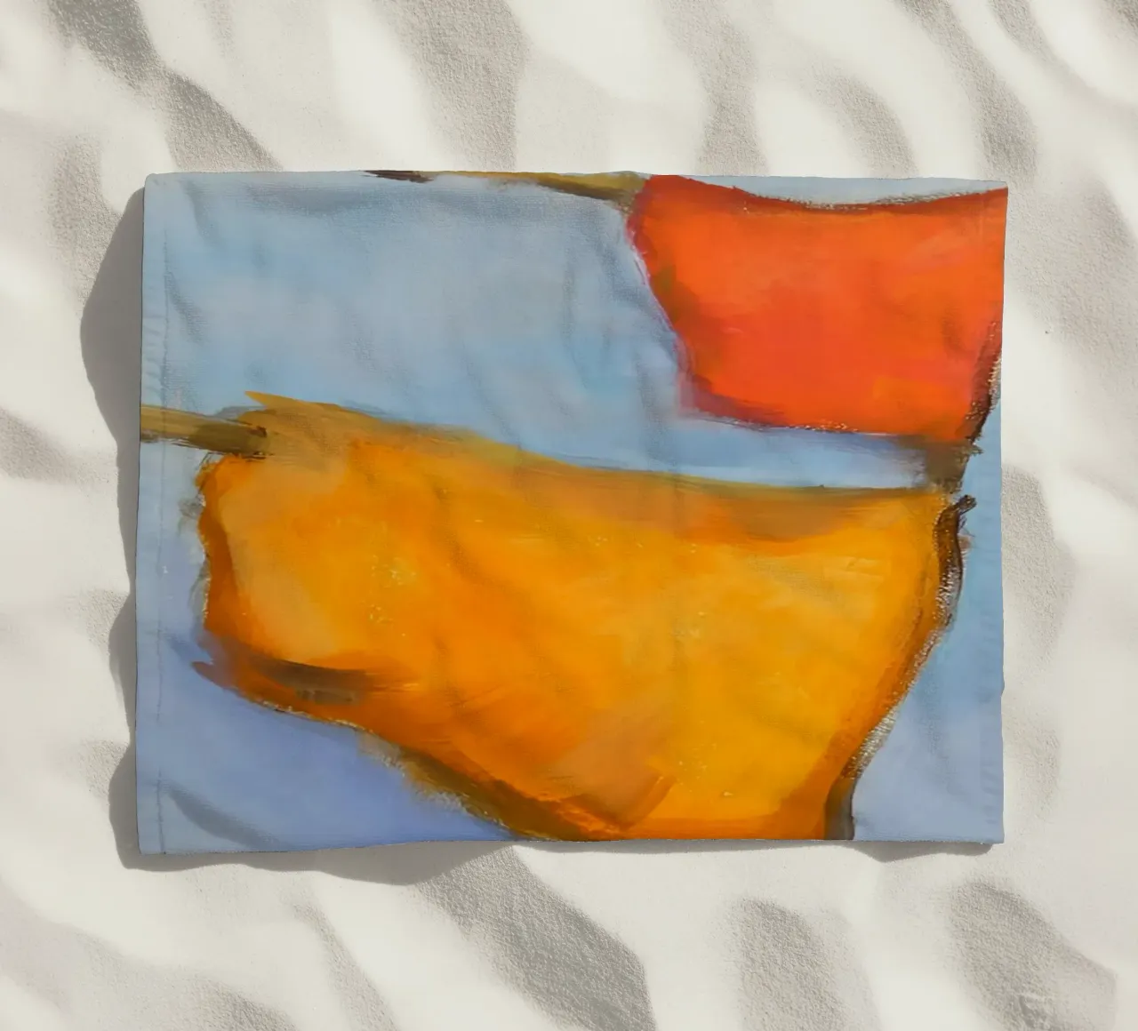 Paul Klee Abstracte Danser - Expressionistische Print strandhanddoek van NorwesClub