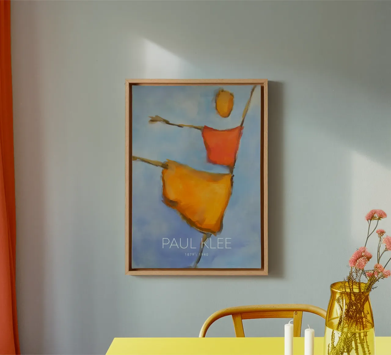 Paul Klee Abstract Dancer - Expressionist Print canvas by NorwesClub