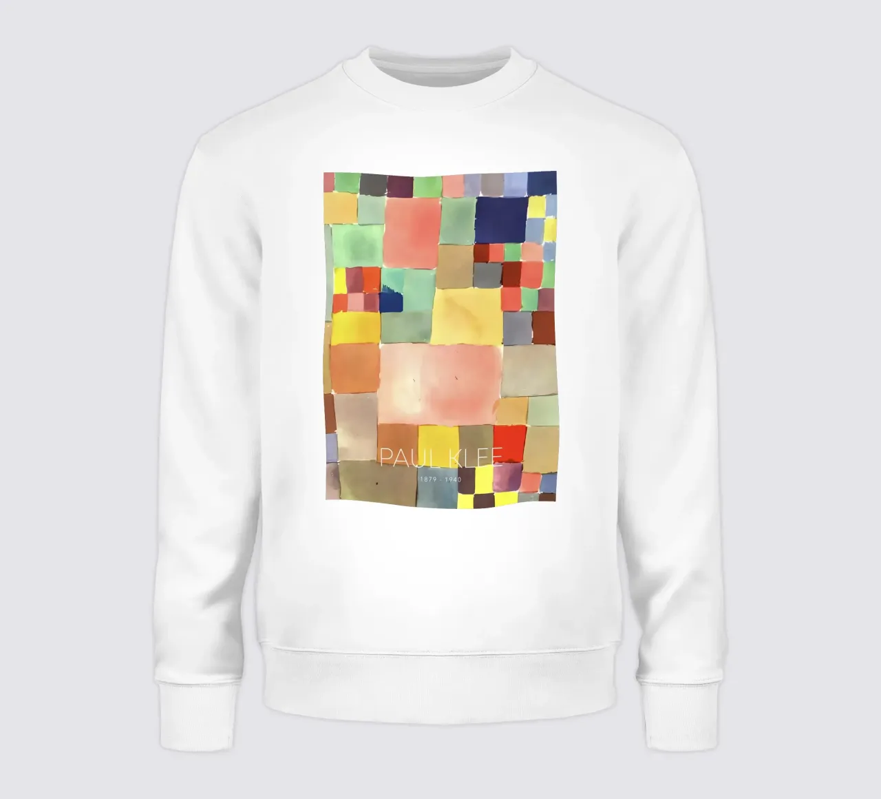 Paul Klee Color Squares - Bauhaus Abstract Print sweatshirt by NorwesClub