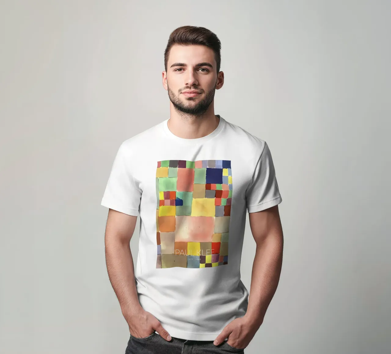 Paul Klee Color Squares - Bauhaus Abstract Print t-shirt by NorwesClub