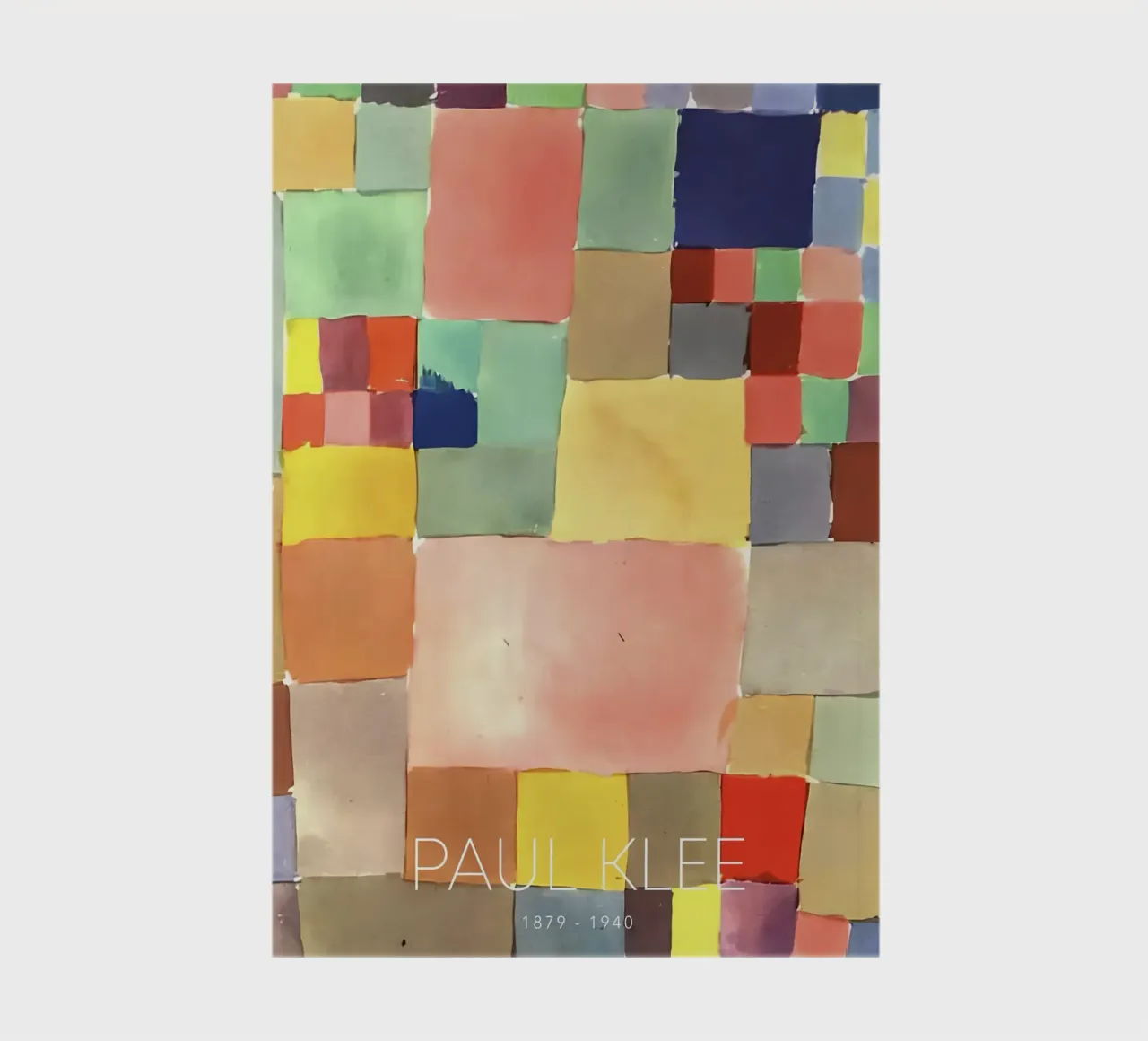 Paul Klee Color Squares - Bauhaus Abstract Print notebook by NorwesClub