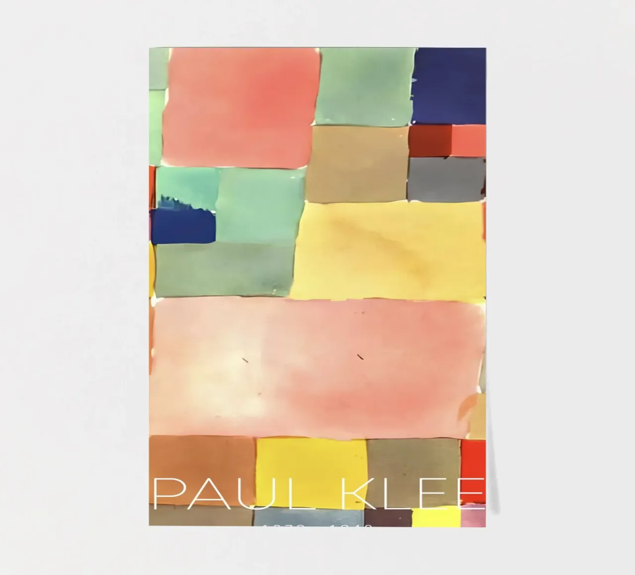 Paul Klee Color Squares - Bauhaus Abstract Print sticker sheet by NorwesClub