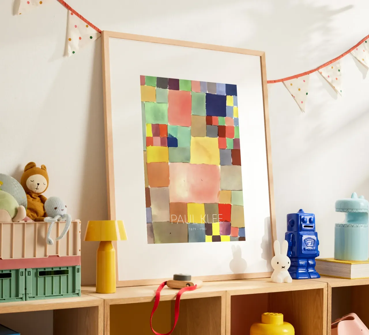 Paul Klee Color Squares - Impression abstraite Bauhaus poster de NorwesClub