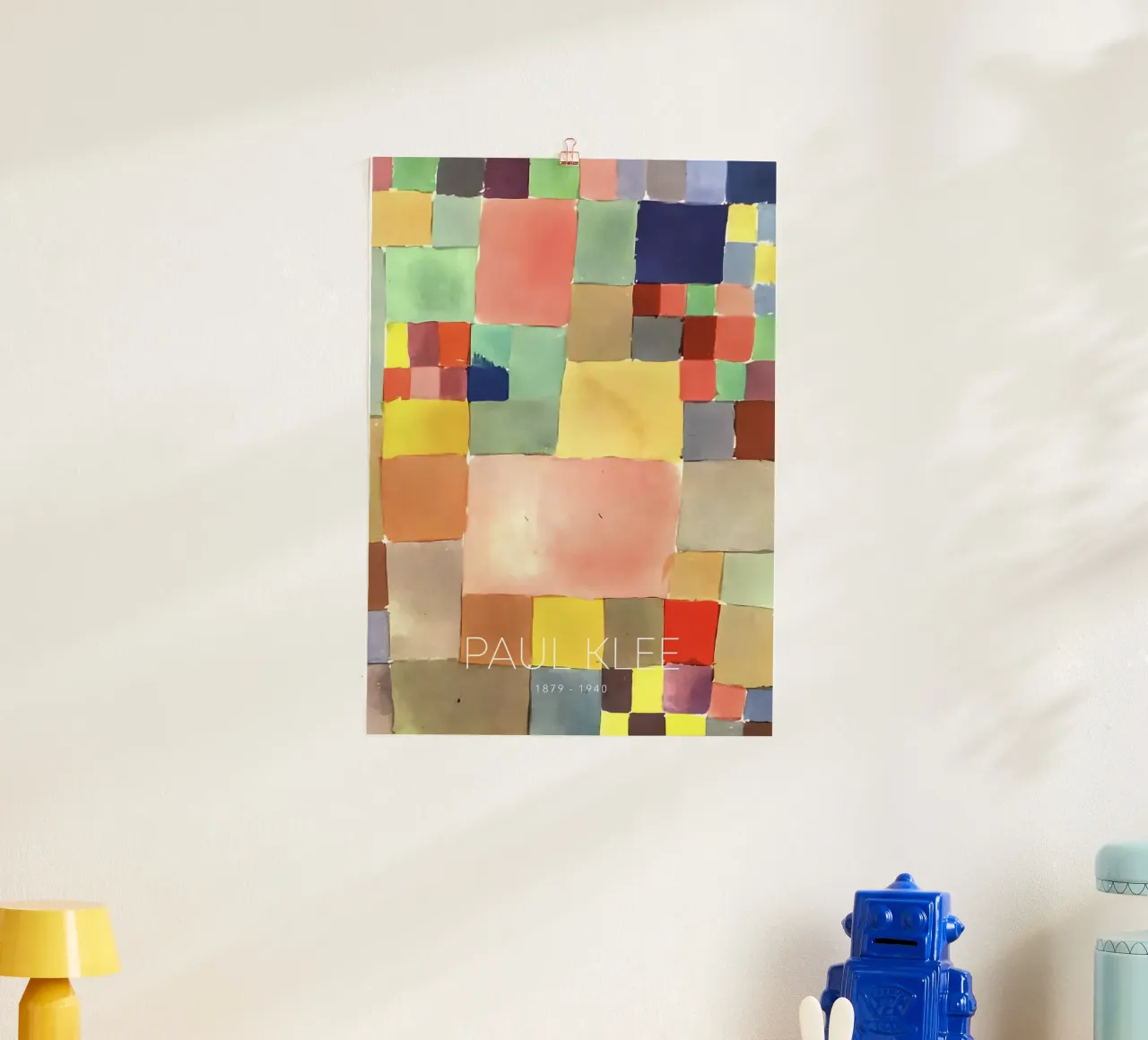 Paul Klee Color Squares - Impression abstraite Bauhaus poster de NorwesClub