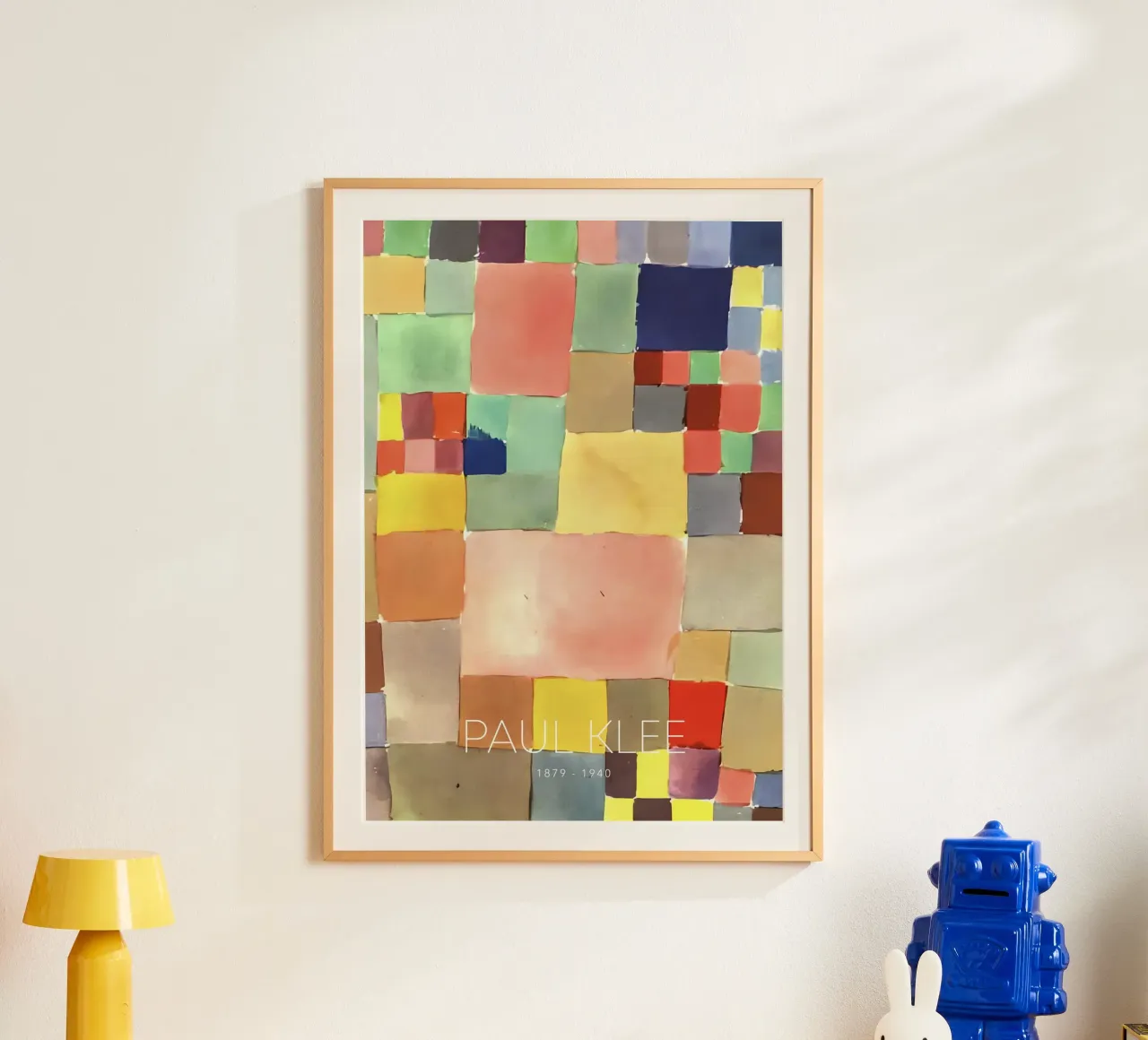 Paul Klee Color Squares - Impression abstraite Bauhaus poster de NorwesClub