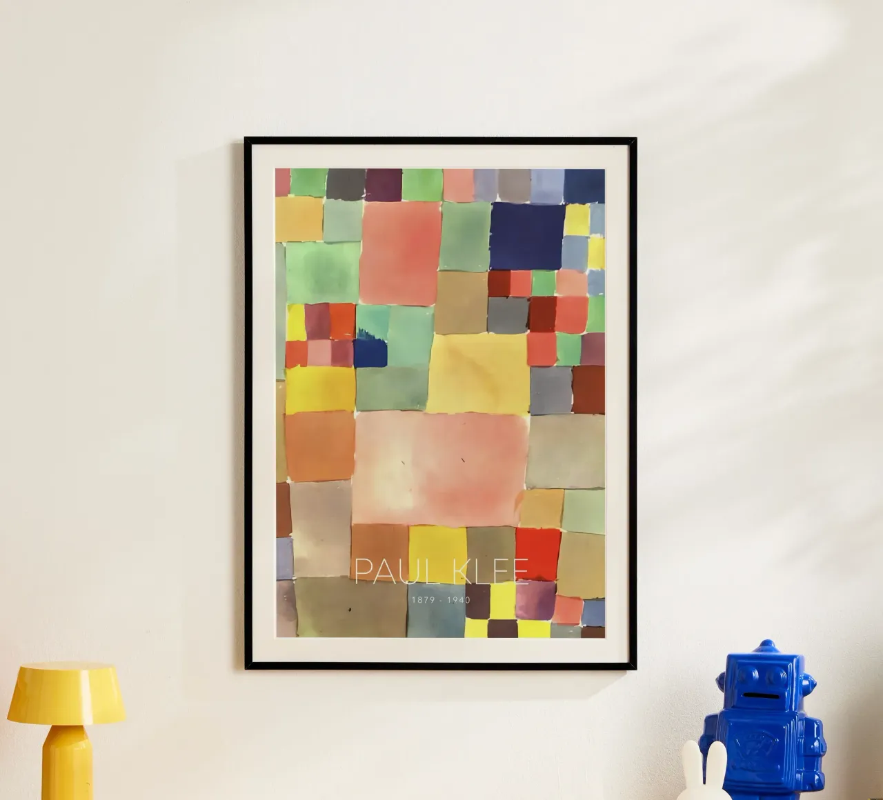 Paul Klee Color Squares - Impression abstraite Bauhaus poster de NorwesClub