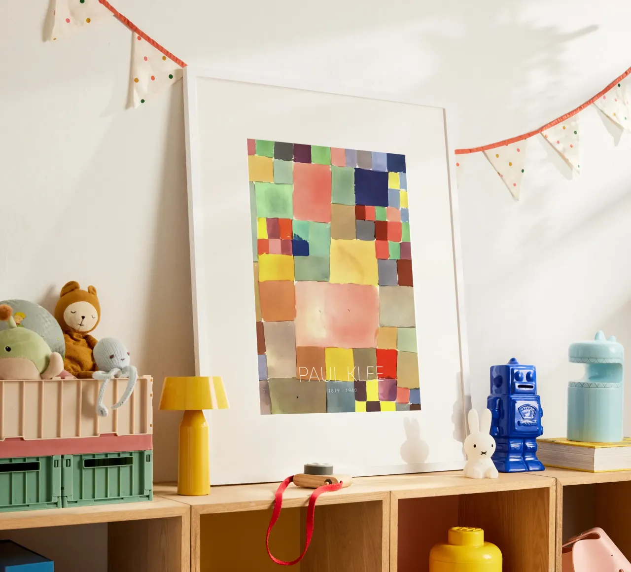 Paul Klee Color Squares - Bauhaus Abstract Print hahnemühle by NorwesClub