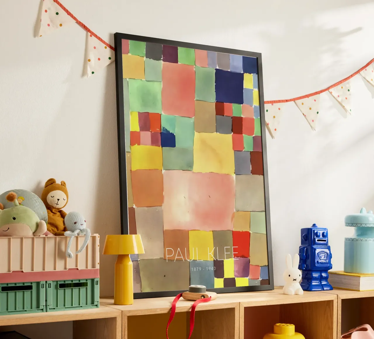 Paul Klee Color Squares - Impression abstraite Bauhaus poster de NorwesClub