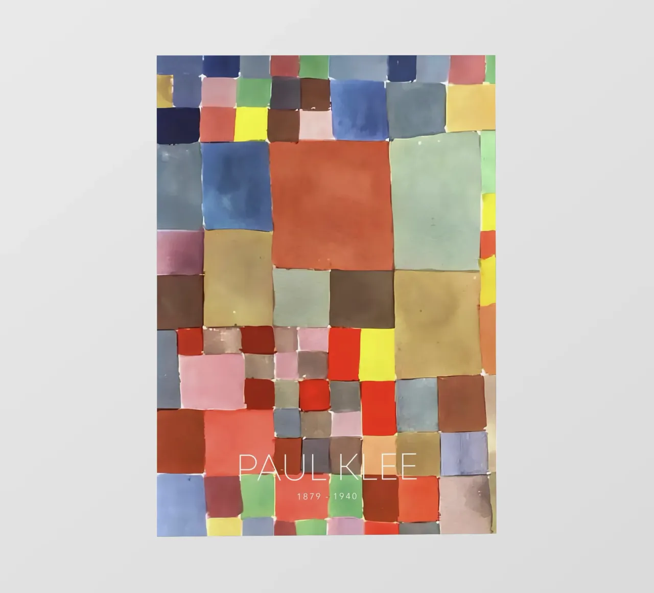 Estudio de color Paul Klee - Impresión abstracta Bauhaus lámina retroiluminada de NorwesClub