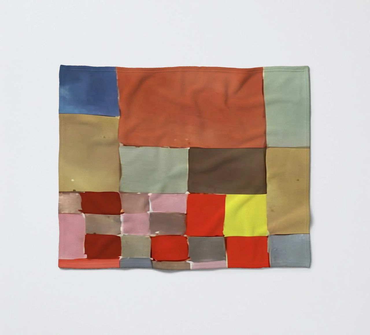 Studio del colore di Paul Klee - Stampa astratta Bauhaus coperta in pile da NorwesClub